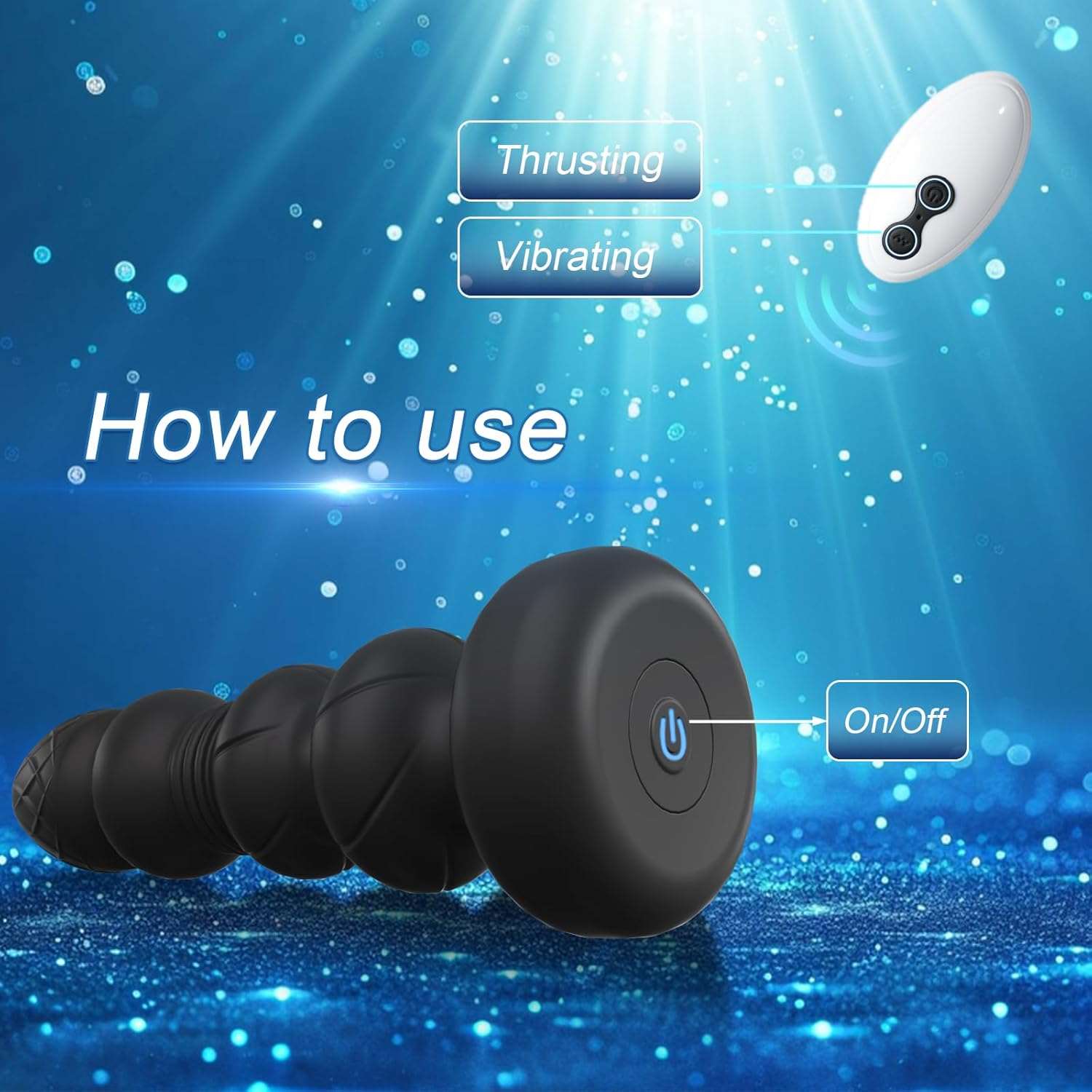 ThrillWave Thrusting Prostate Massager Vibrator - SinfulX