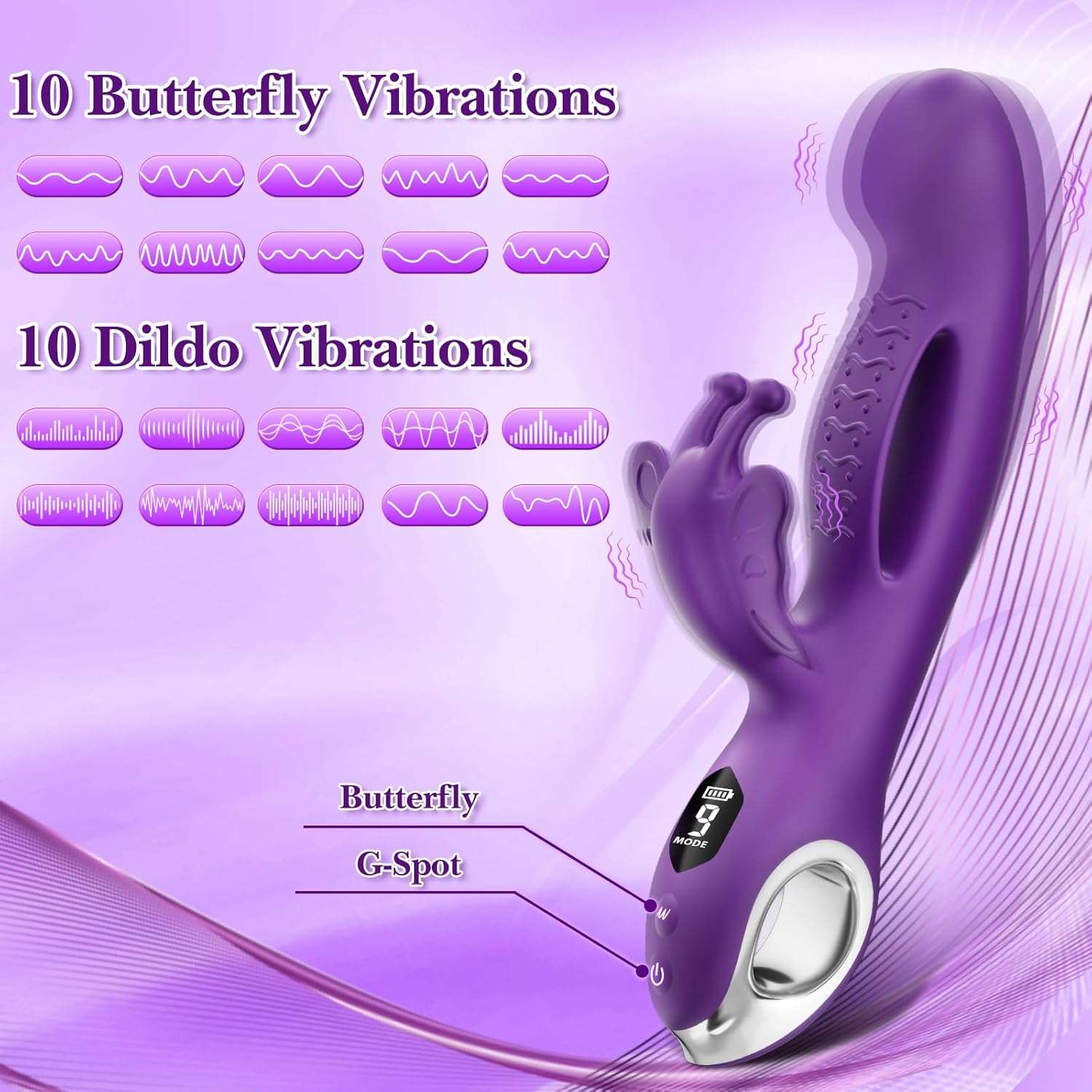 ThrumEcho G - Spot Rabbit Dildo Vibrator - SinfulX