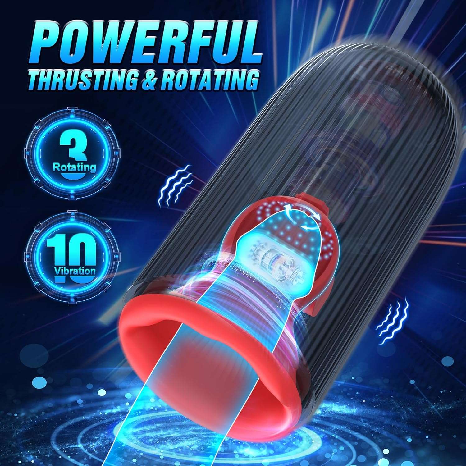 ThrustCore Rotating Male Stroker - SinfulX