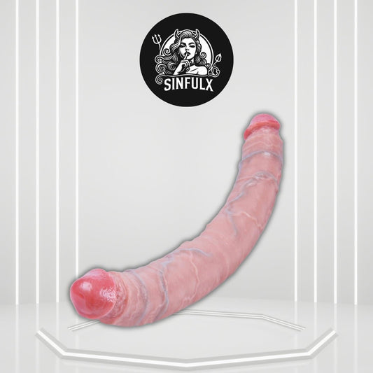TitanMorph 24.4” XXL Double-Ended Dildo Thick Silicone Toy - SinfulX - Personal Care > Sexual Wellness > Dual-Ended Stimulator