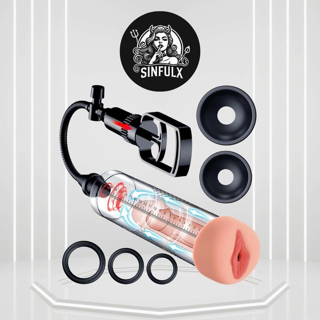 TouchLift Manual Strength Chamber Penis Pump - SinfulX