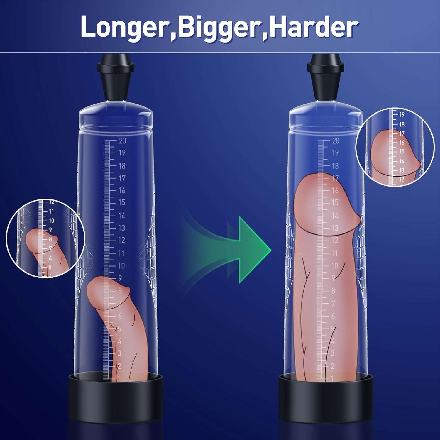 TouchLift Manual Strength Chamber Penis Pump - SinfulX