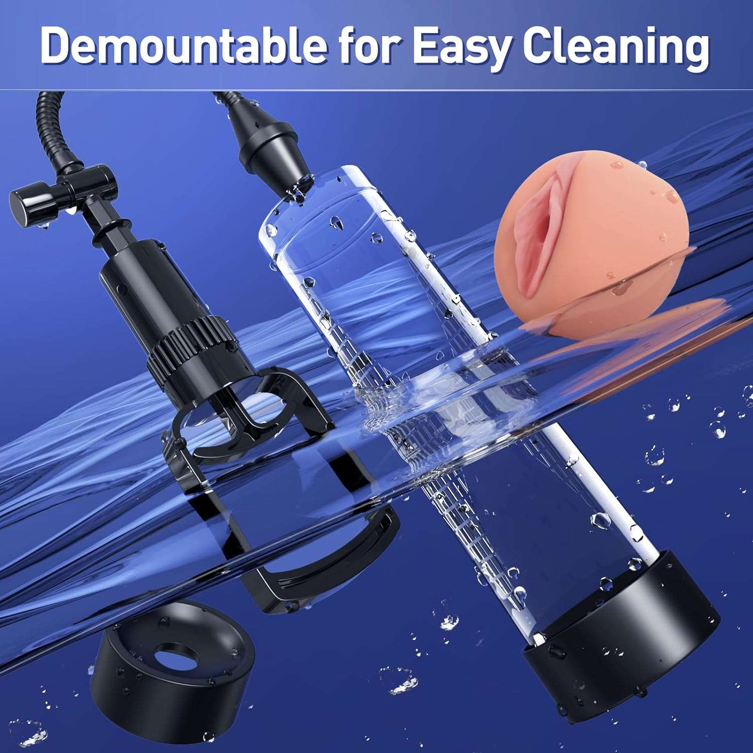 TouchLift Manual Strength Chamber Penis Pump - SinfulX