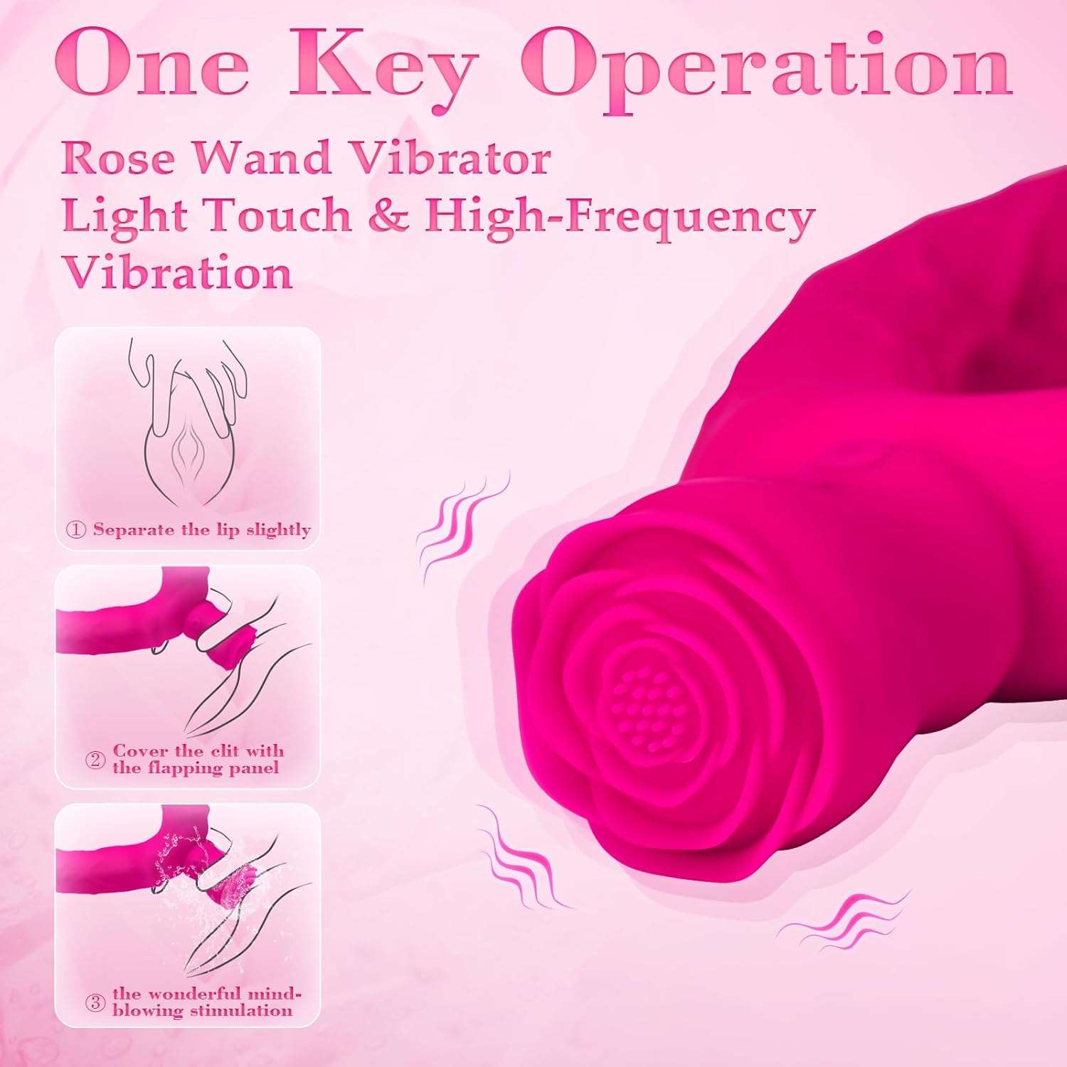 TwinPeaks Double-Ended Vibrating Dildo with Rose Base SinfulX TwinPeaks Double-Ended Vibrating Dildo with Rose Base SinfulX