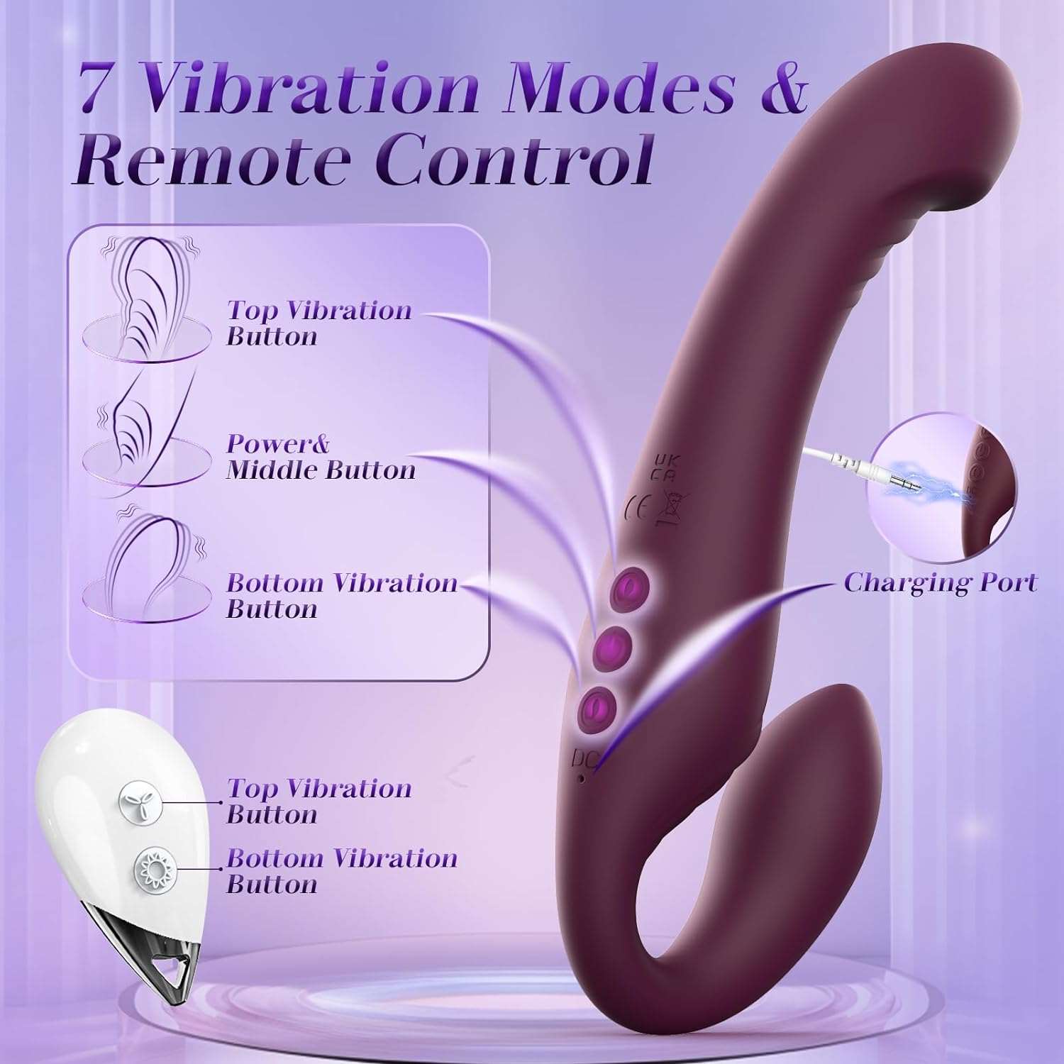 TwinVibe Double Ended Vibrating Couples Dildo - SinfulX
