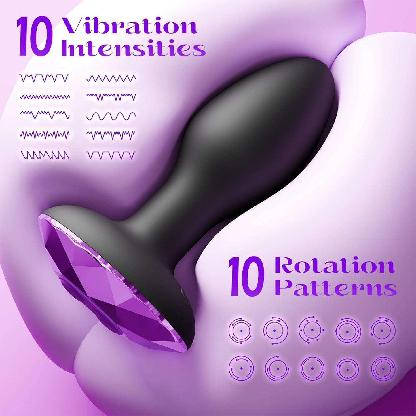 TwistMotion Remote Control Butt Plug - SinfulX