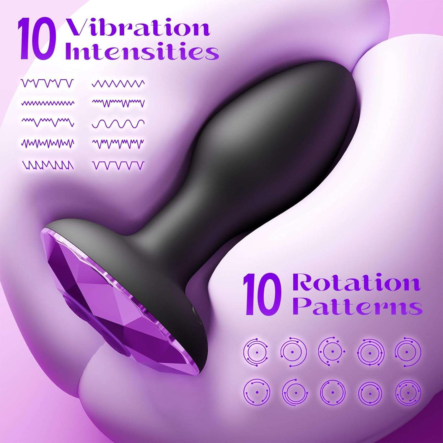 TwistMotion Remote Control Butt Plug - SinfulX