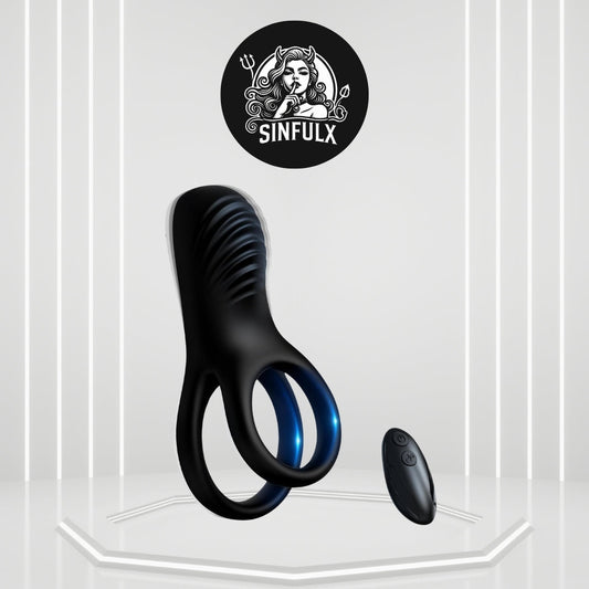 UnityPulse Remote Control Clit Stimulator Cock Ring_SinfulX_premium_sex_toys