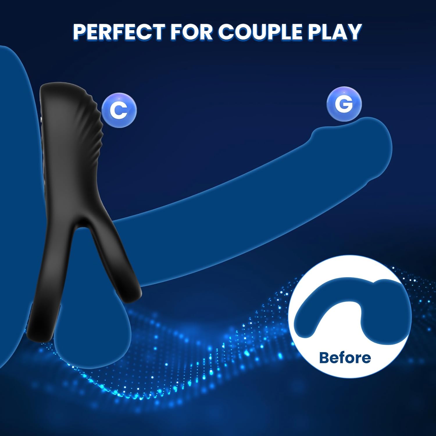 UnityPulse Remote Control Clit Stimulator Cock Ring_SinfulX_premium_sex_toys