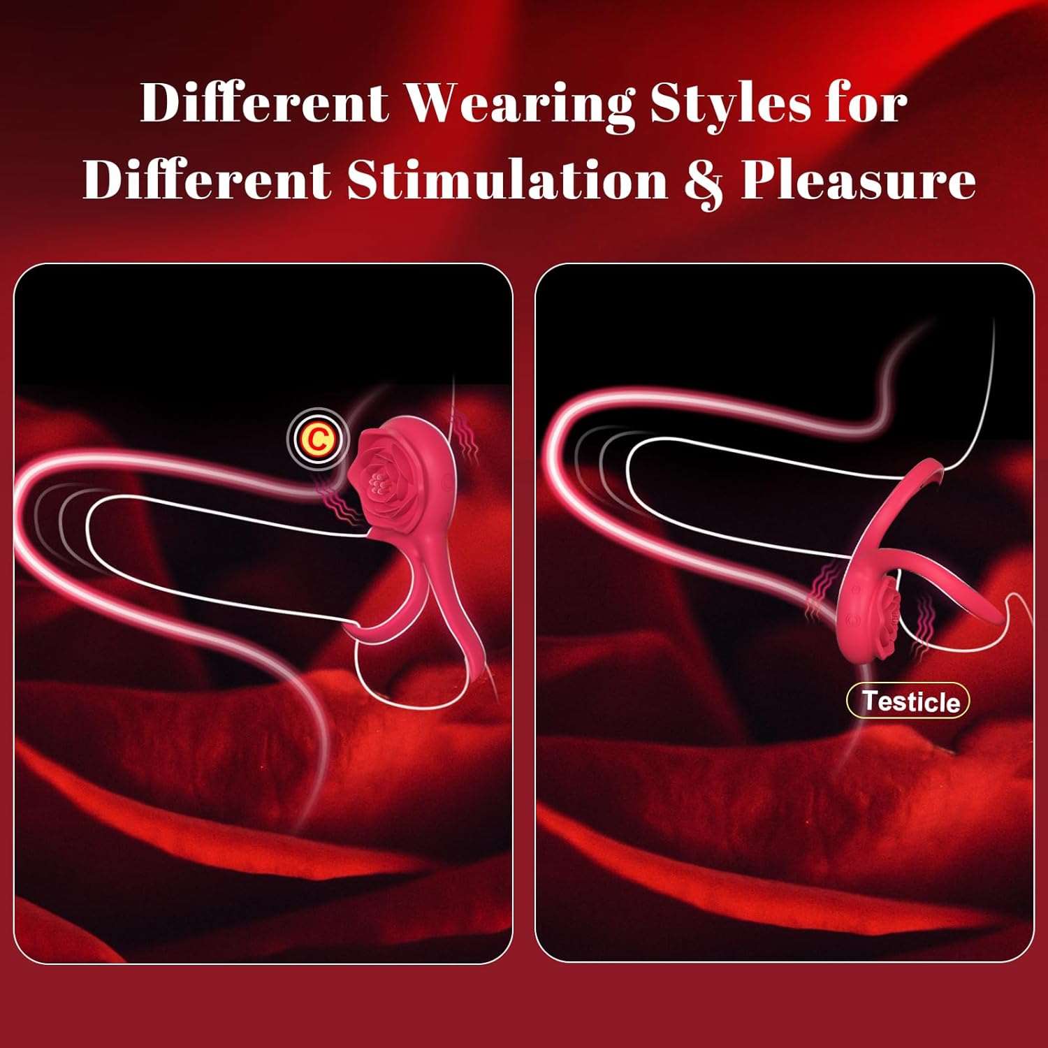 UnityVibe Penis Ring Clitoral Massager - SinfulX