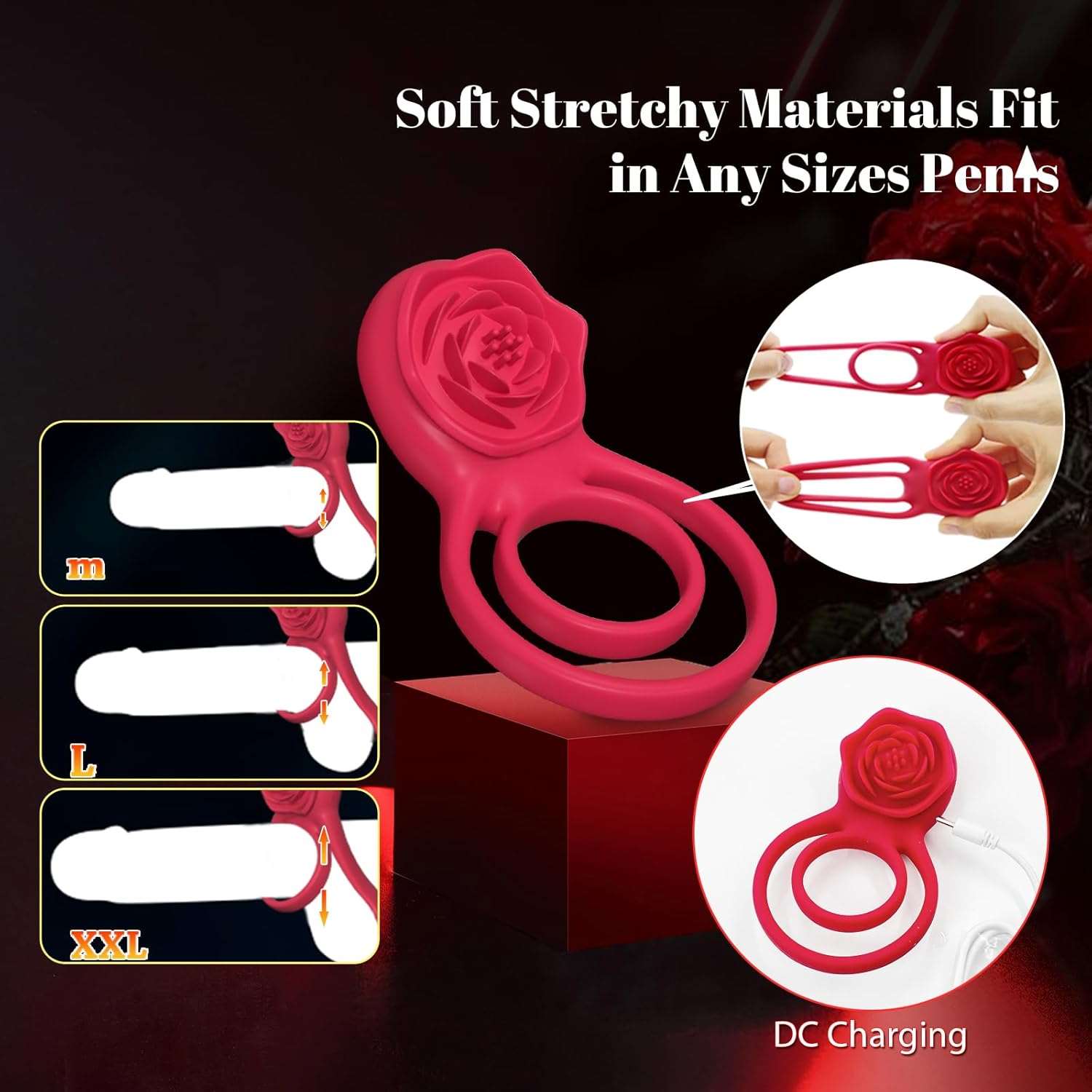 UnityVibe Penis Ring Clitoral Massager - SinfulX