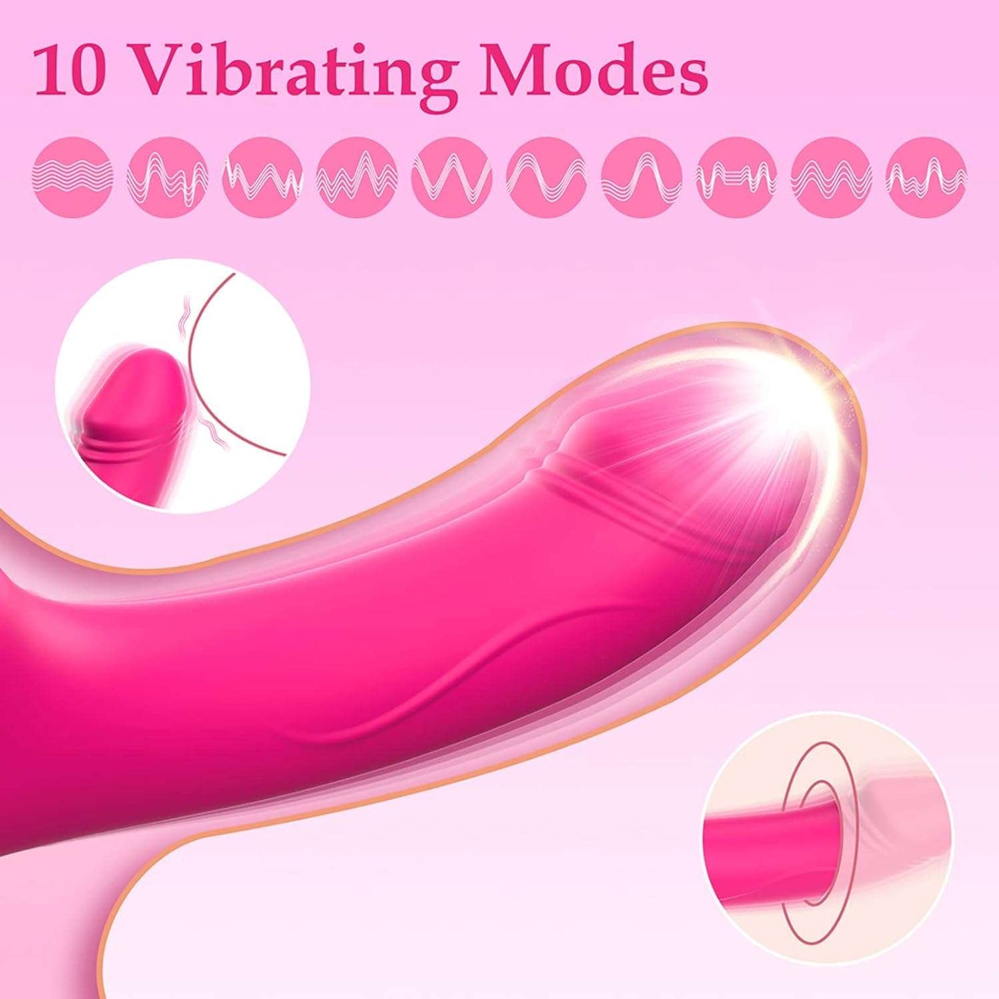 VeloDouble G - Spot Clit Dildo Vibrator - SinfulX