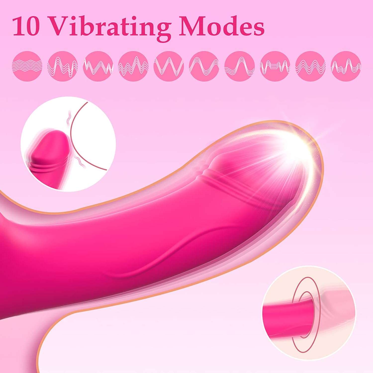 VeloDouble G - Spot Clit Dildo Vibrator - SinfulX