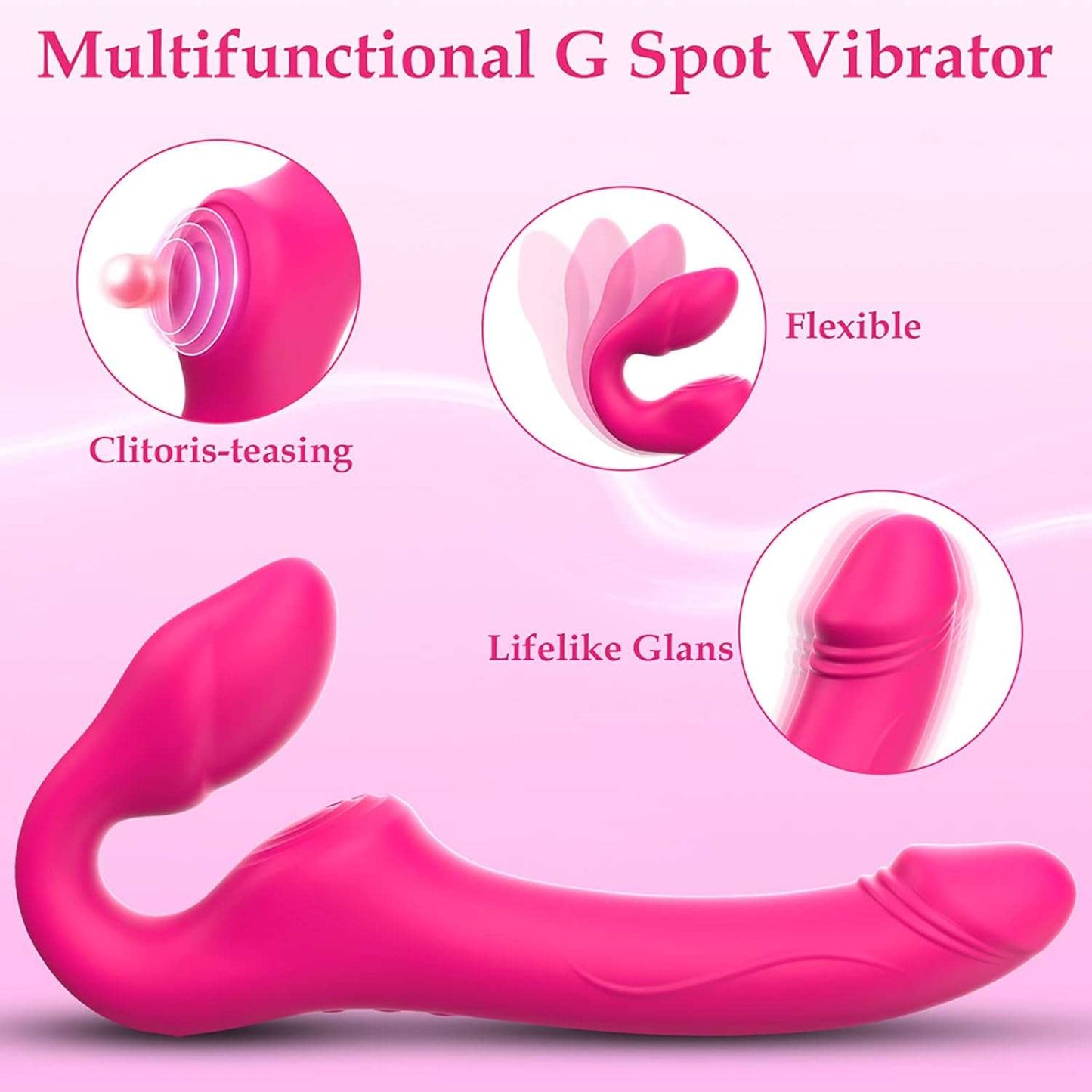 VeloDouble G - Spot Clit Dildo Vibrator - SinfulX
