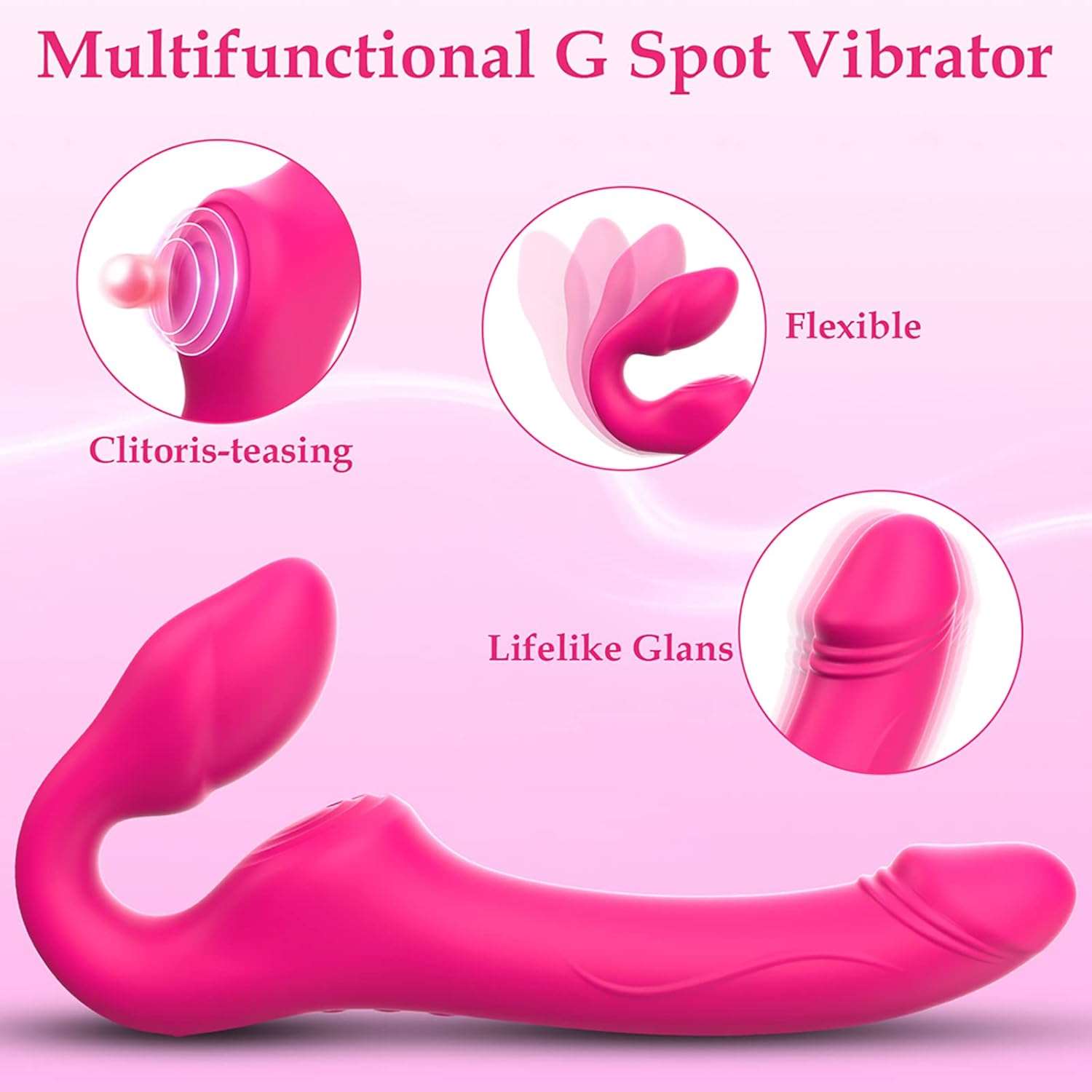 VeloDouble G - Spot Clit Dildo Vibrator - SinfulX