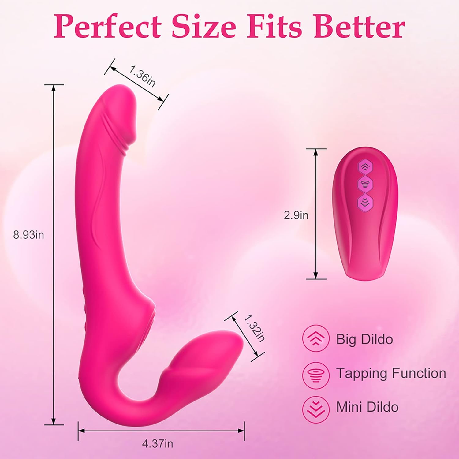 VeloDouble G - Spot Clit Dildo Vibrator - SinfulX