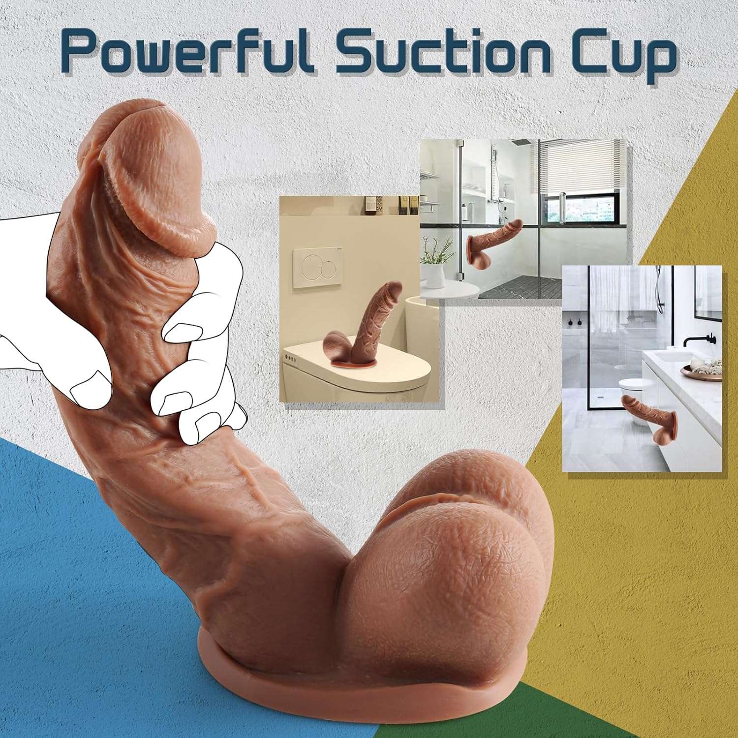 VeloStrap Veined Dildo Strap - On - SinfulX