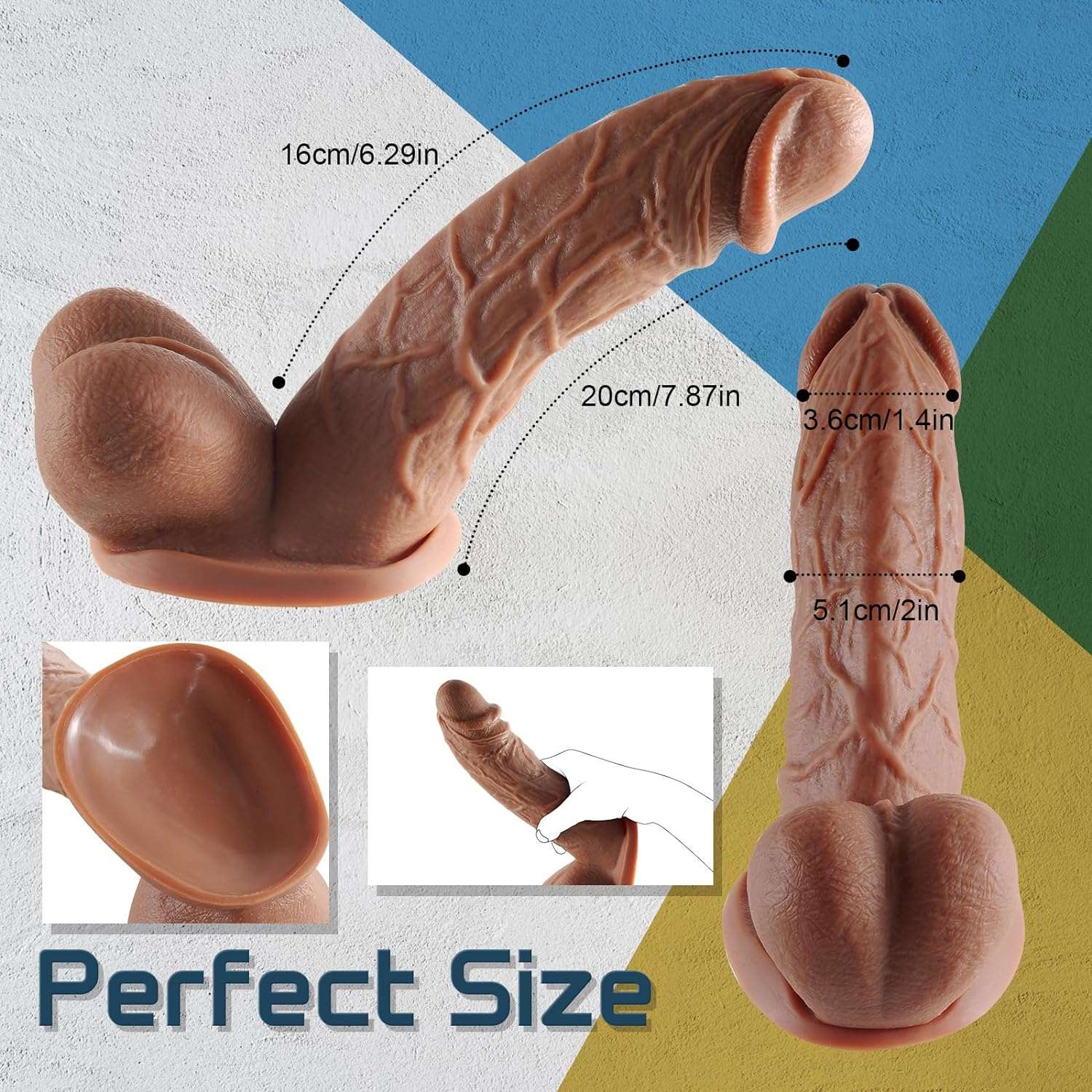 VeloStrap Veined Dildo Strap - On - SinfulX