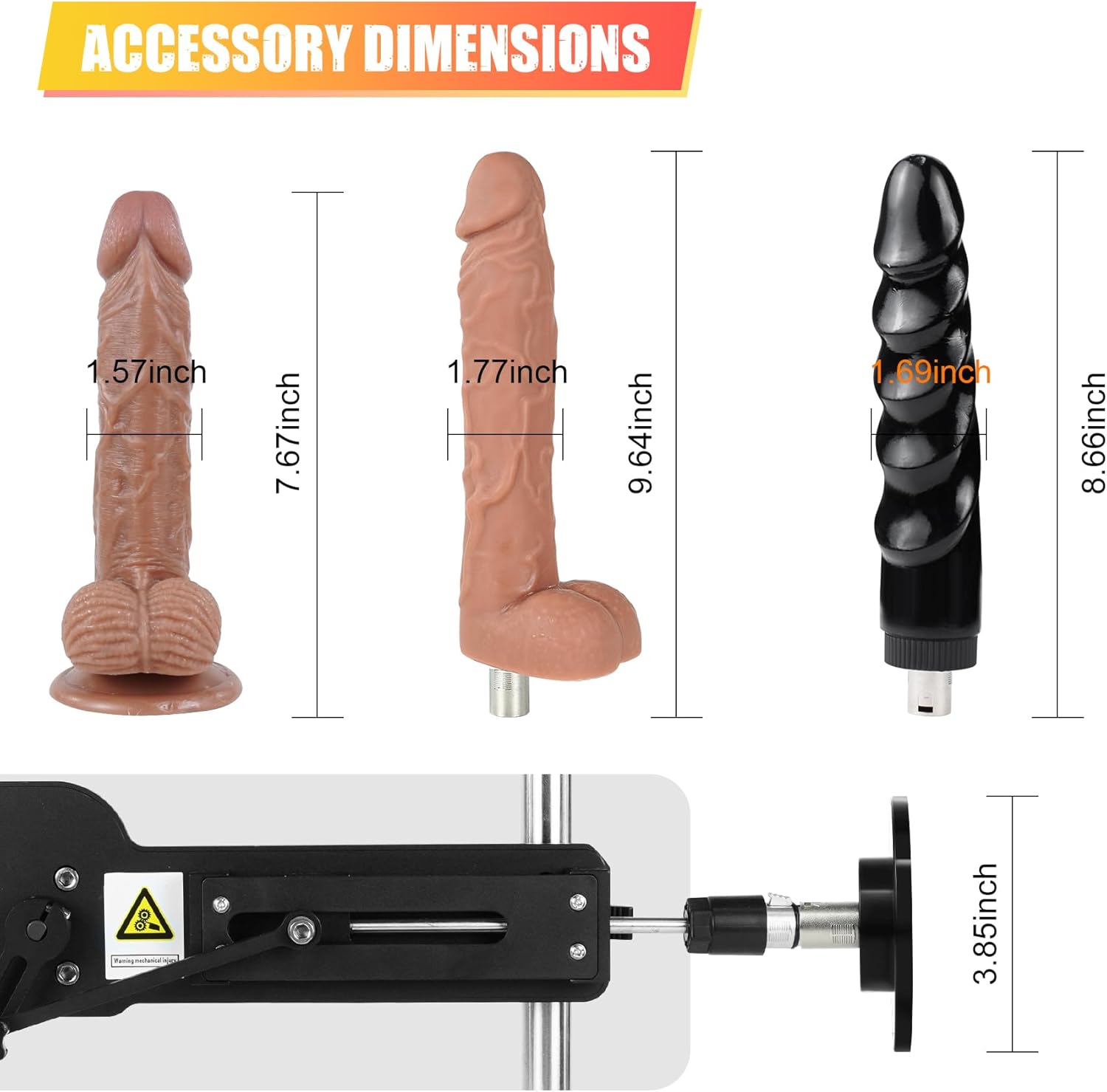 VelvetTremor Thrusting Dildo Sex Machine - SinfulX