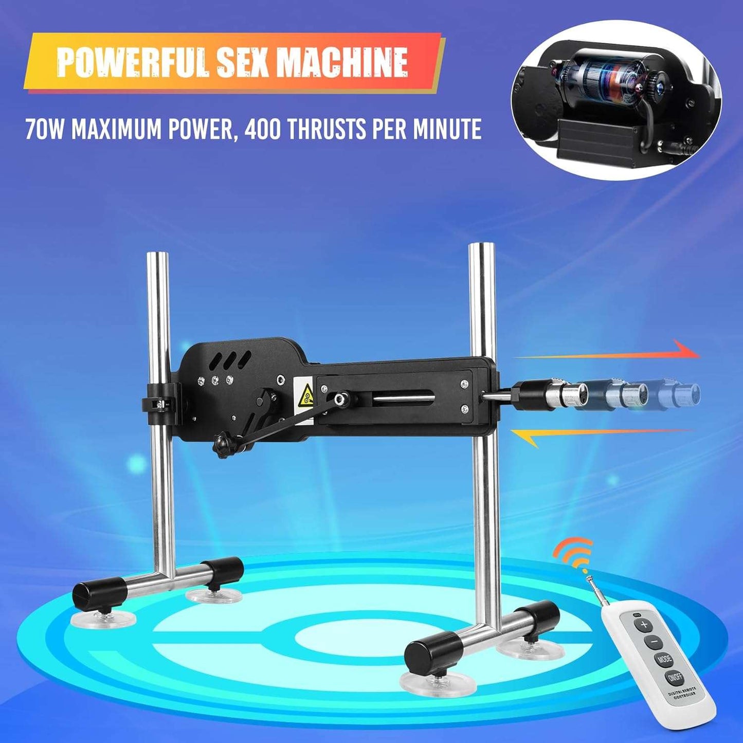 VelvetTremor Thrusting Dildo Sex Machine - SinfulX