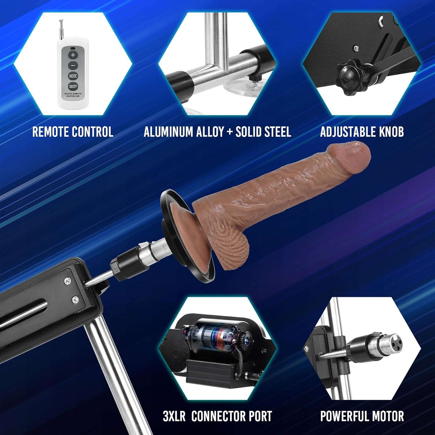 VelvetTremor Thrusting Dildo Sex Machine - SinfulX