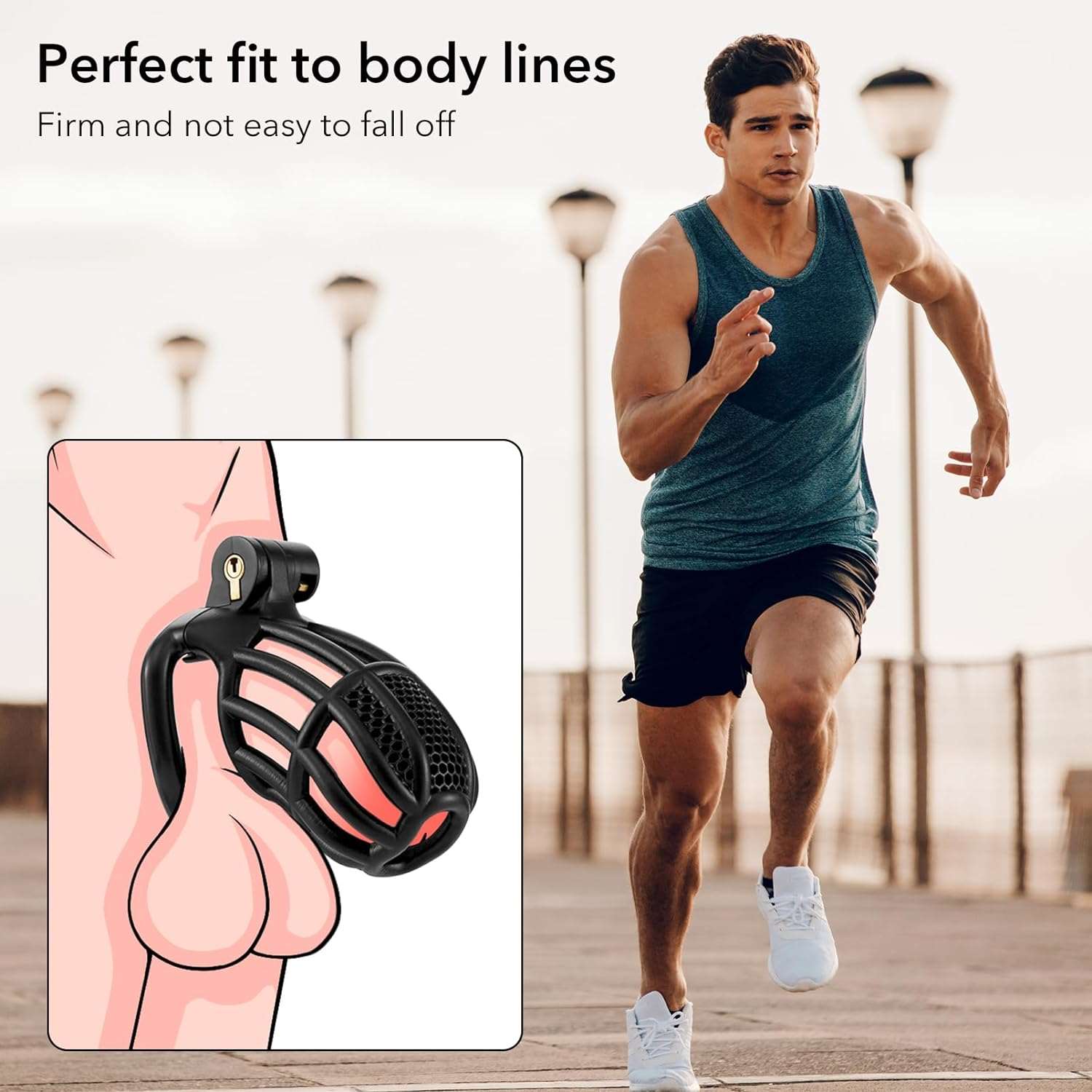 Versatile Multi - Size Male Chastity Cage for BDSM - SinfulX