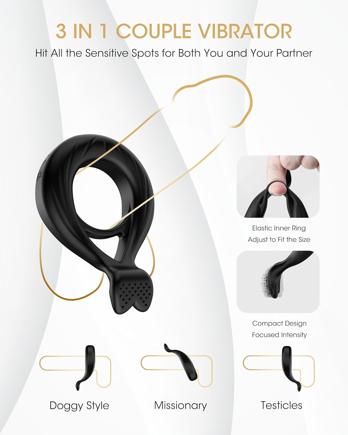 VibeLock Penis Ring Vibrator - SinfulX