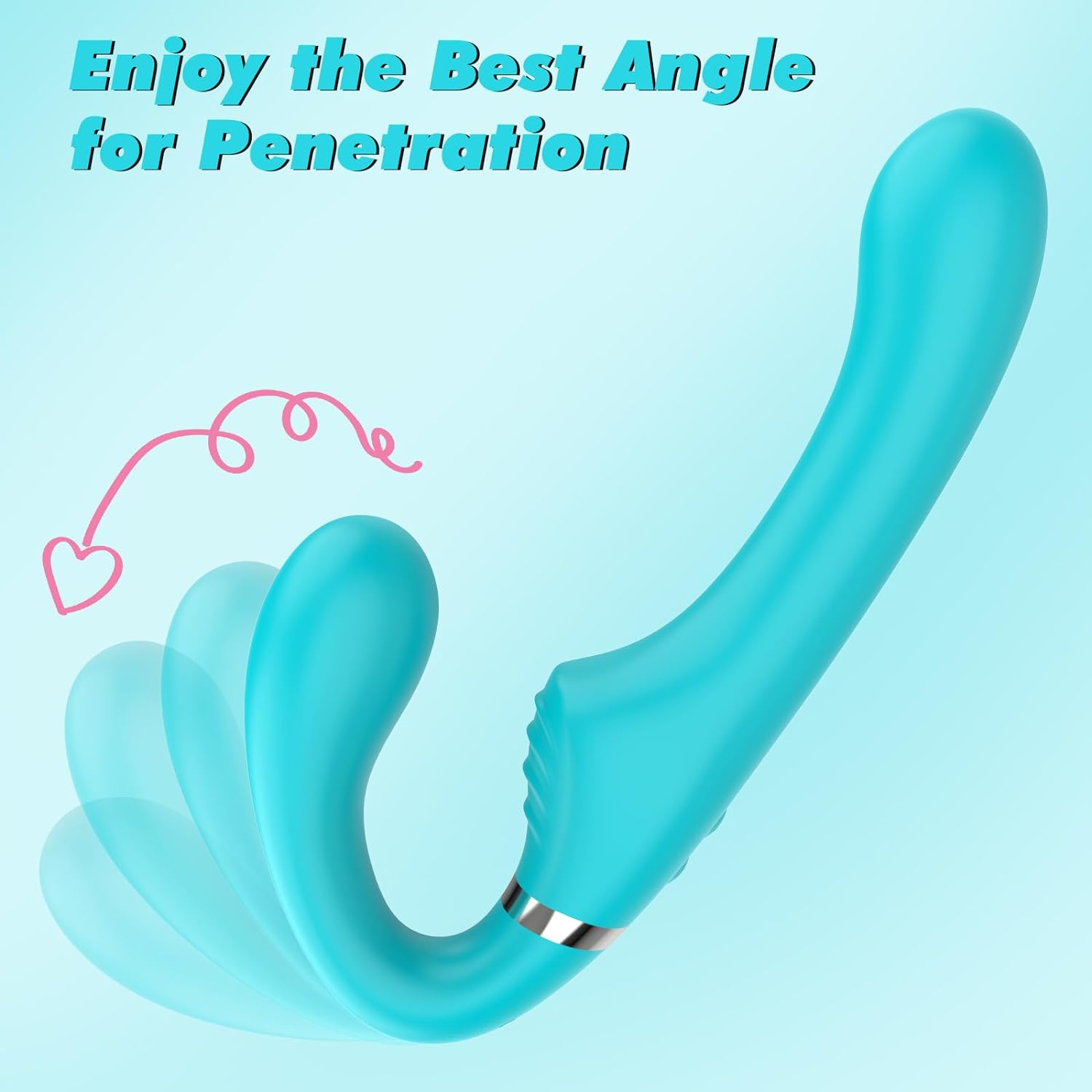 Vibrating Double - Ended Strap - On Dildo for Intense Pleasure - SinfulX