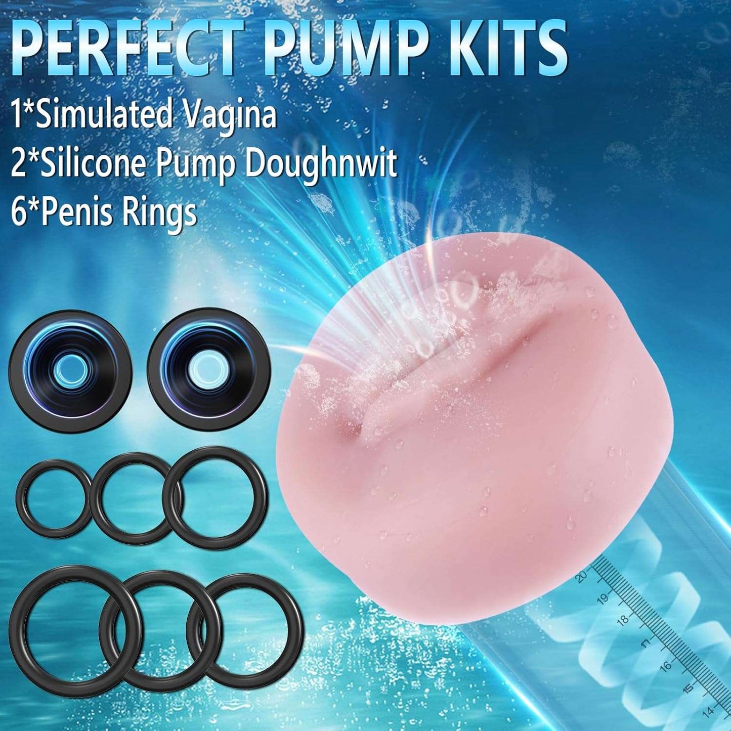 VortexGrip Automatic Water Stimulation Masturbator - SinfulX