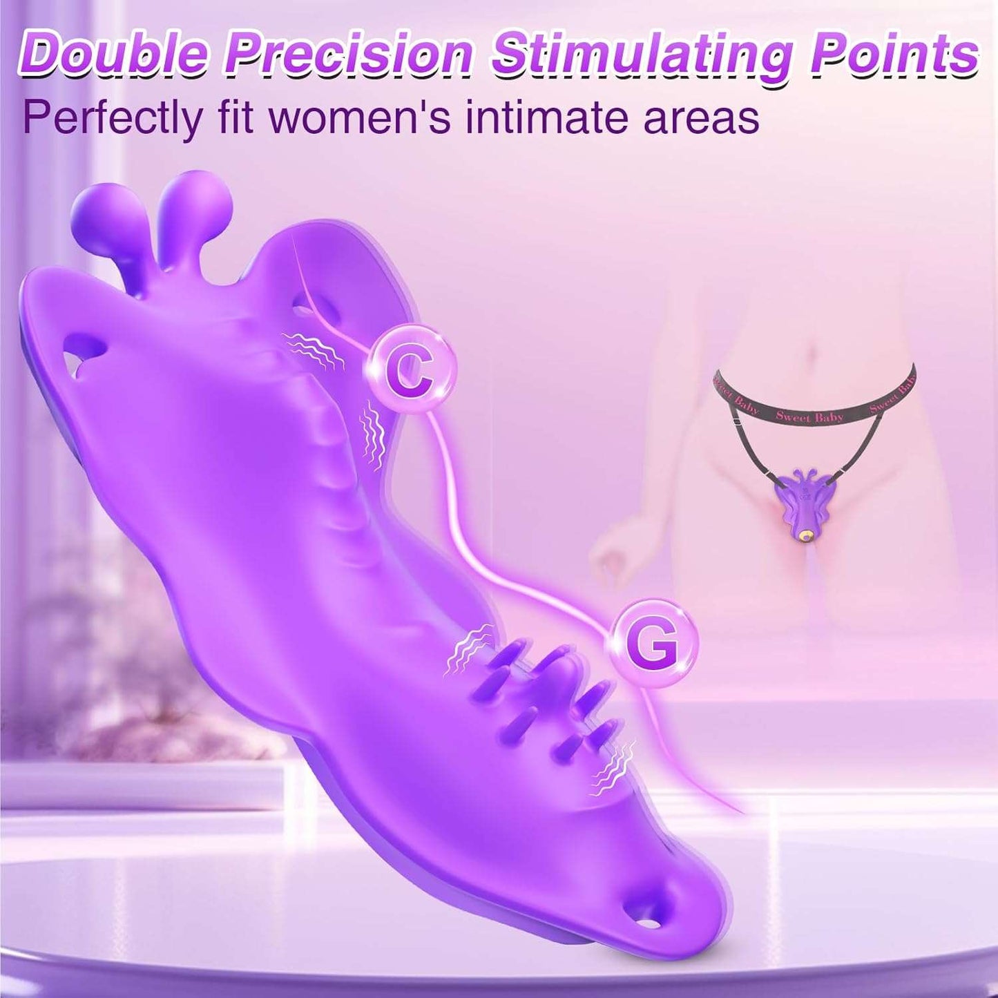 WearableWhisper Remote Control Clitoral Massager - SinfulX