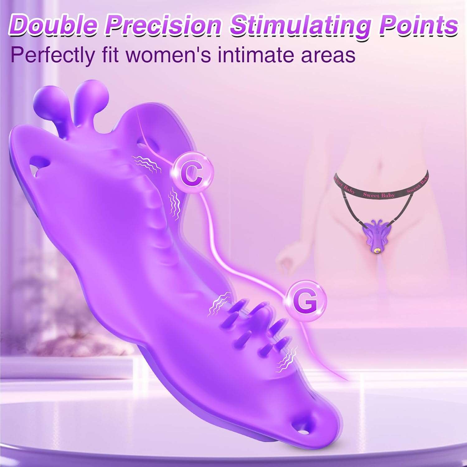 WearableWhisper Remote Control Clitoral Massager - SinfulX