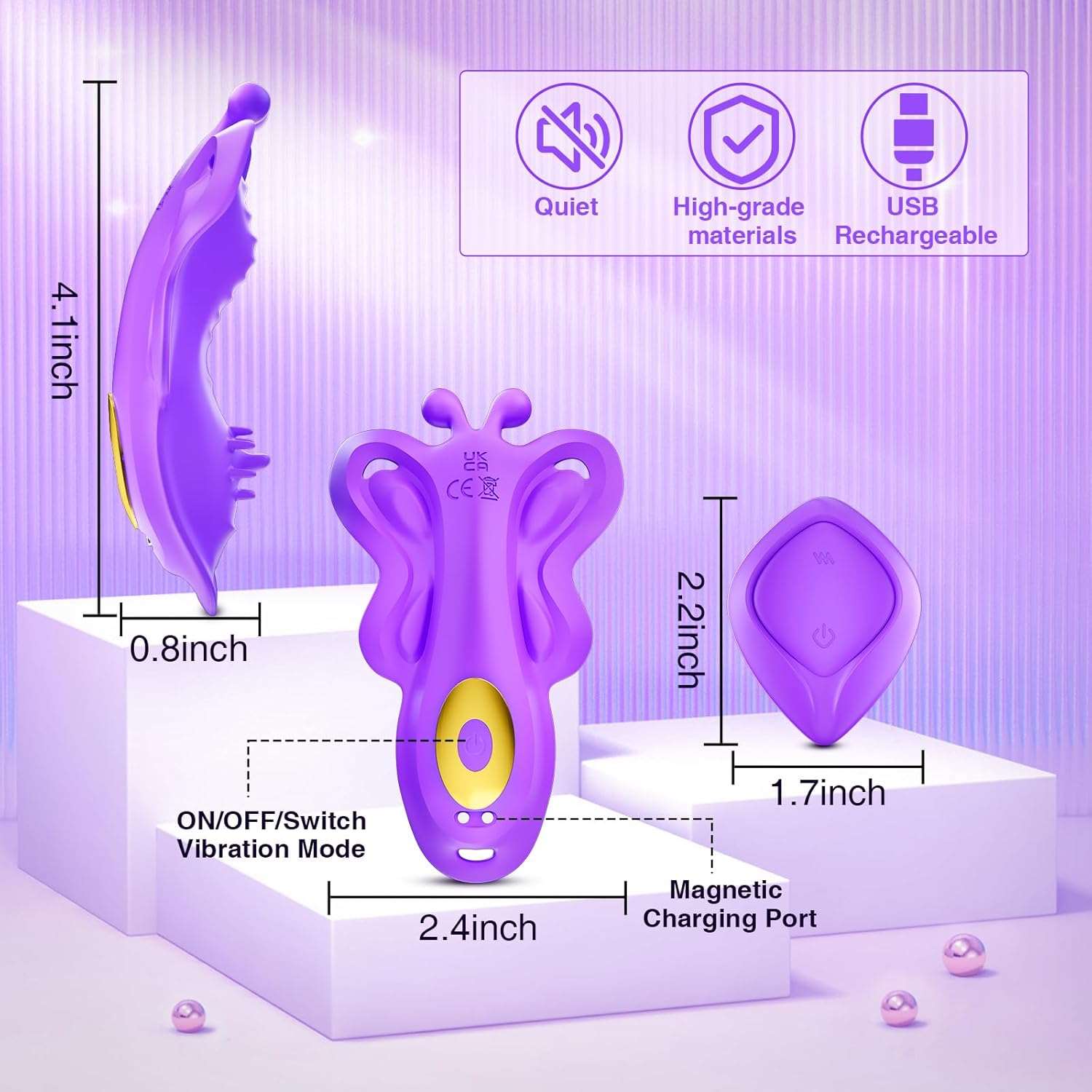 WearableWhisper Remote Control Clitoral Massager - SinfulX