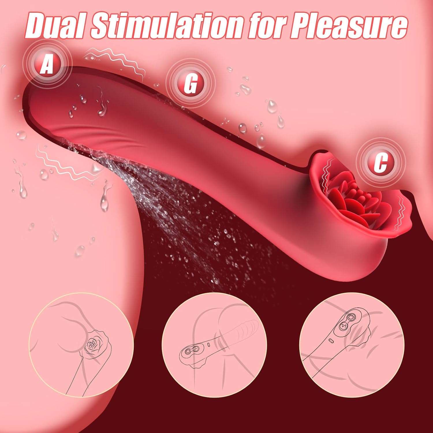 WinkVibe Quick Orgasm Clit Stimulation Dildo vibrator - SinfulX