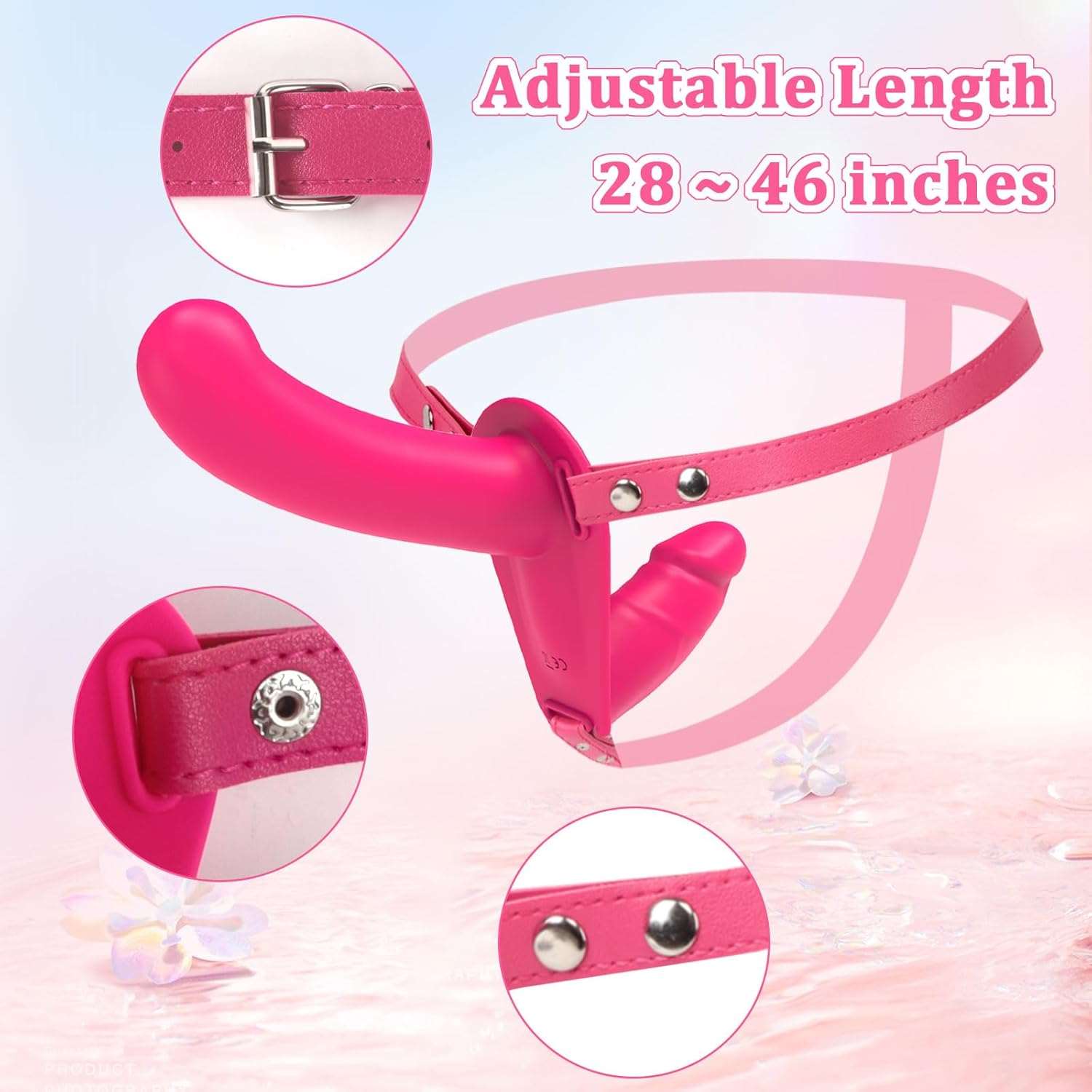 WireX Remote Control Strap On Dildo Vibrator - SinfulX