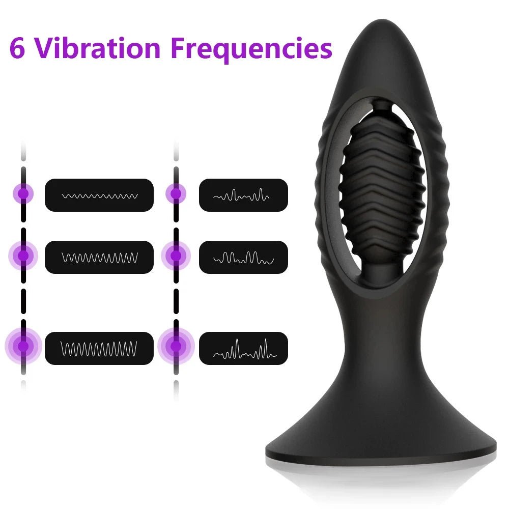 Wireless Control Anal Plug Vibrator - SinfulXVibrating Butt Plug