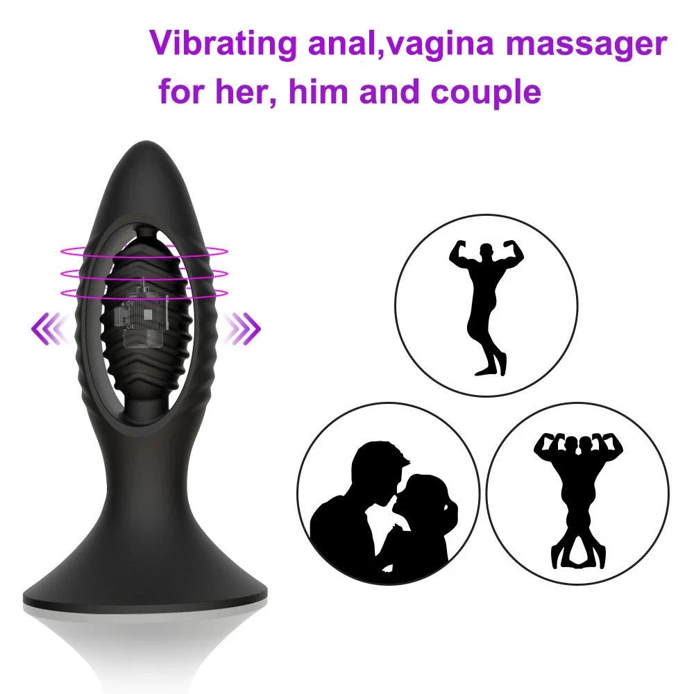Wireless Control Anal Plug Vibrator - SinfulXVibrating Butt Plug