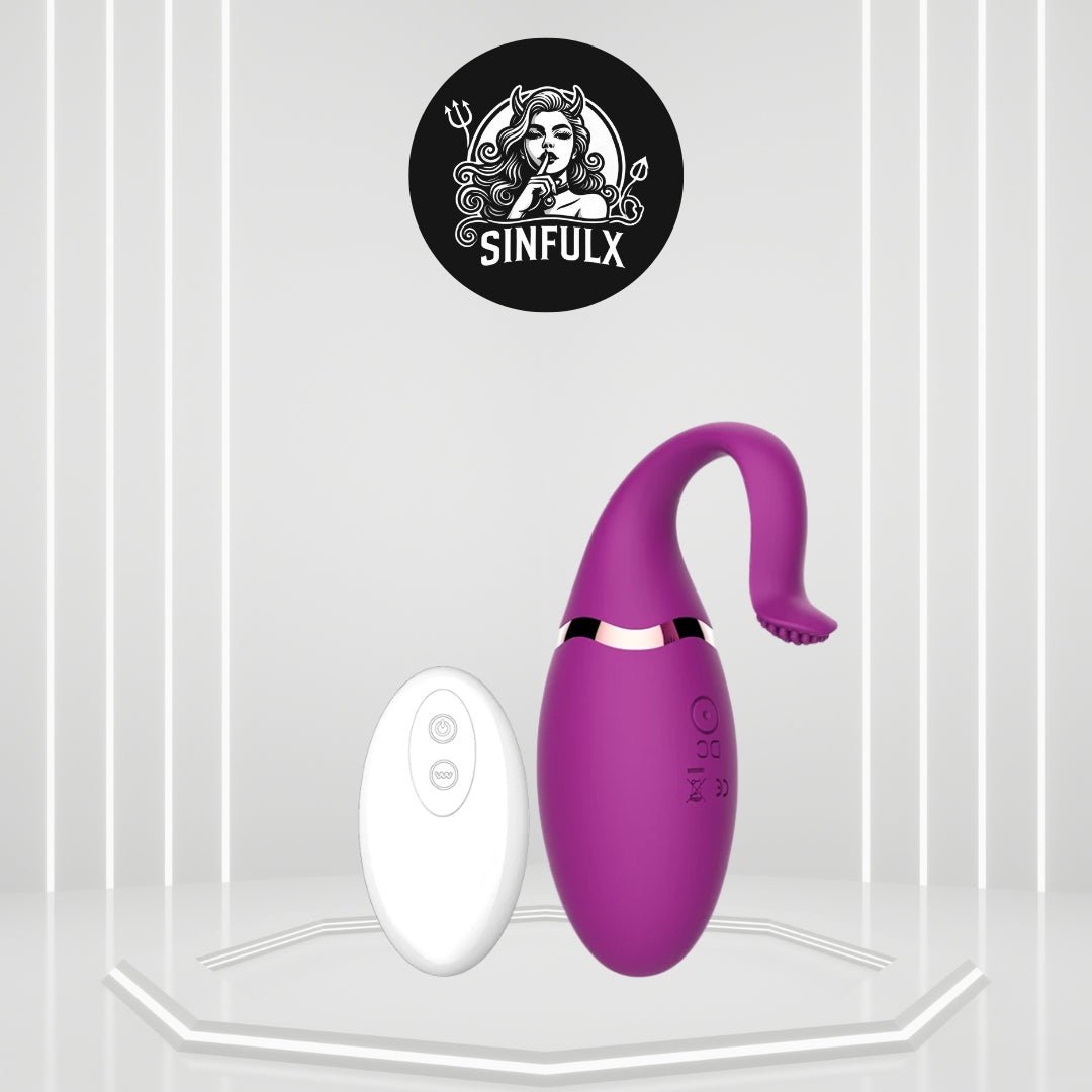 Wireless Remote Control Silicone Bullet Egg Vibrator - SinfulXEgg Vibrator