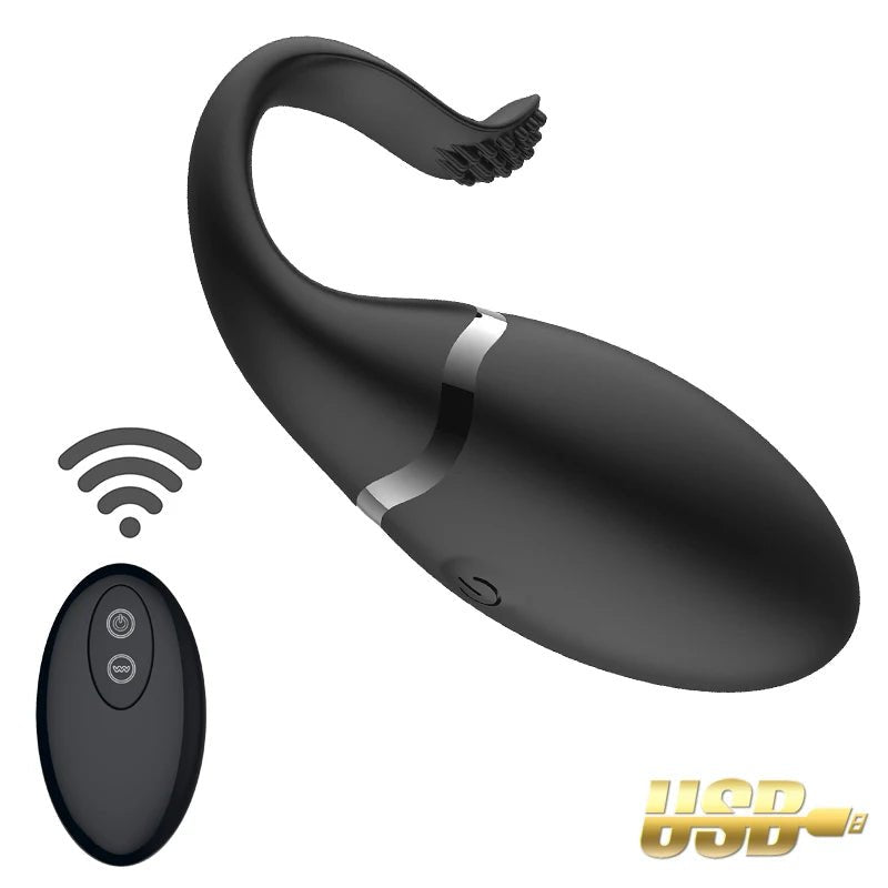 Wireless Remote Control Silicone Bullet Egg Vibrator - SinfulXEgg Vibrator