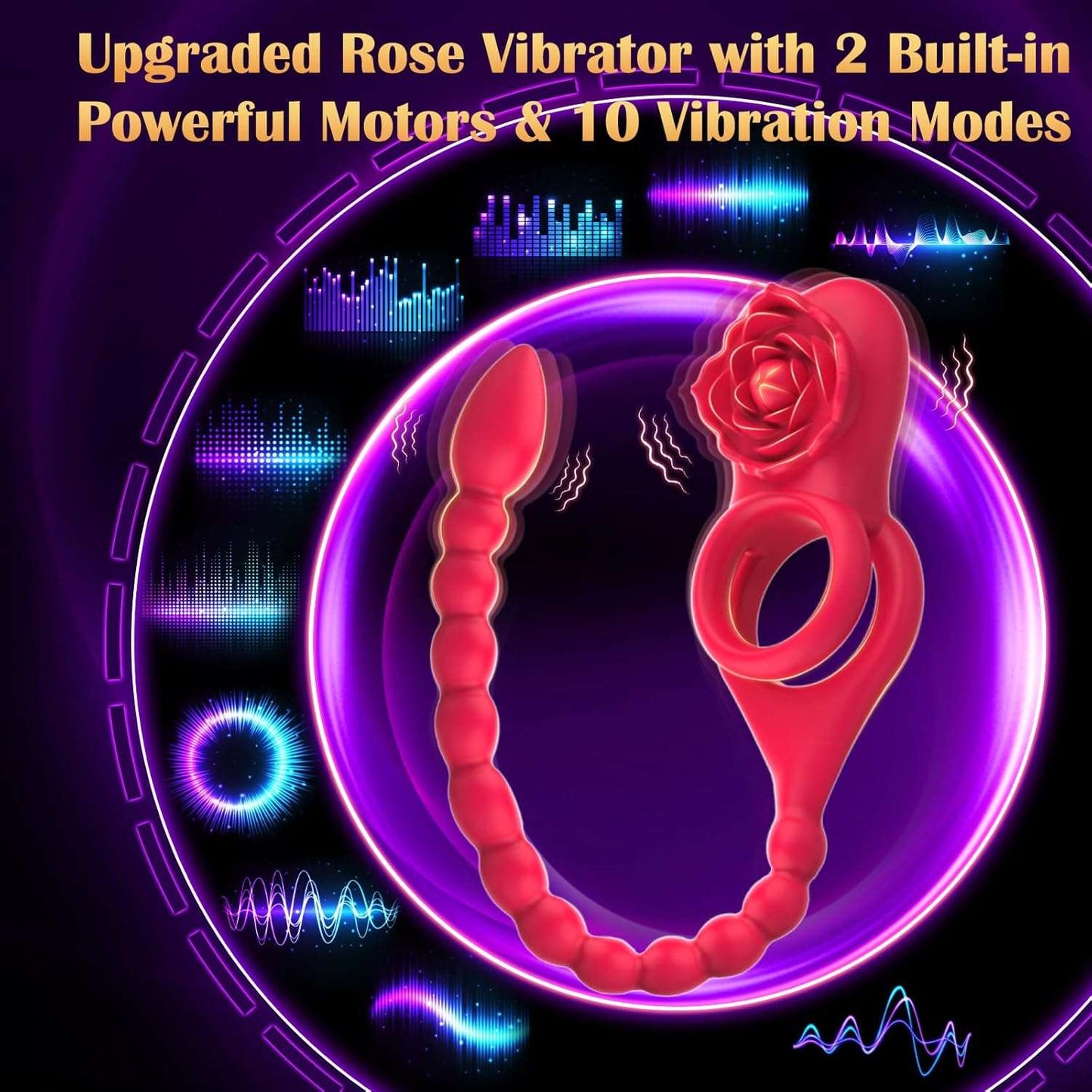 ZoneMaster Vibrating Penis Ring Clitoral Vibrator Sleeve - SinfulX