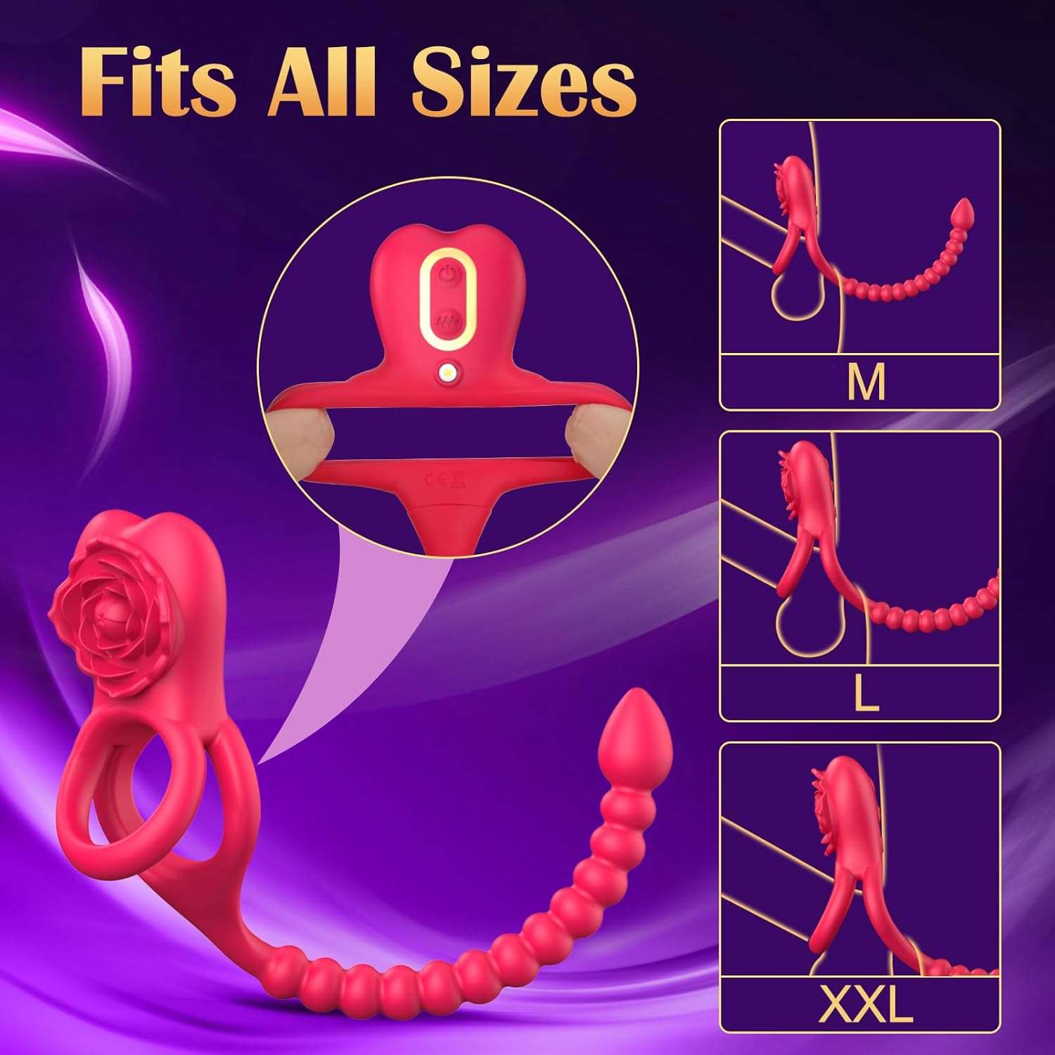 ZoneMaster Vibrating Penis Ring Clitoral Vibrator Sleeve - SinfulX