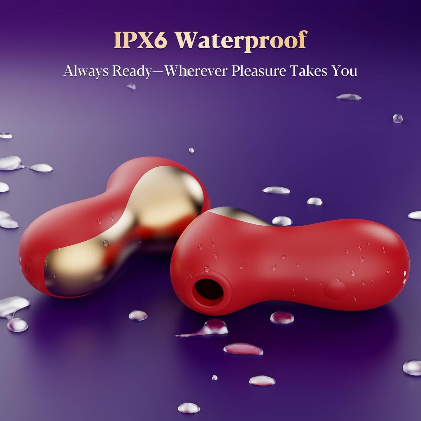 Sucking Vibrator Adult Sex Toys for Women - Clitoral Stimulator with 7 Suction Modes, Waterproof Adult Toys for Female Pleasure, Rose Sucking Toy & Nipple Sucker for Couples