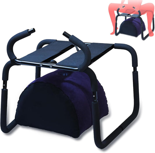 Sex Chair, Sex Position Enhancer Chair, Furniture Love Position Aids Chairs with Adjustable Handrail, Sex Bench for Couples - SinfulX - 