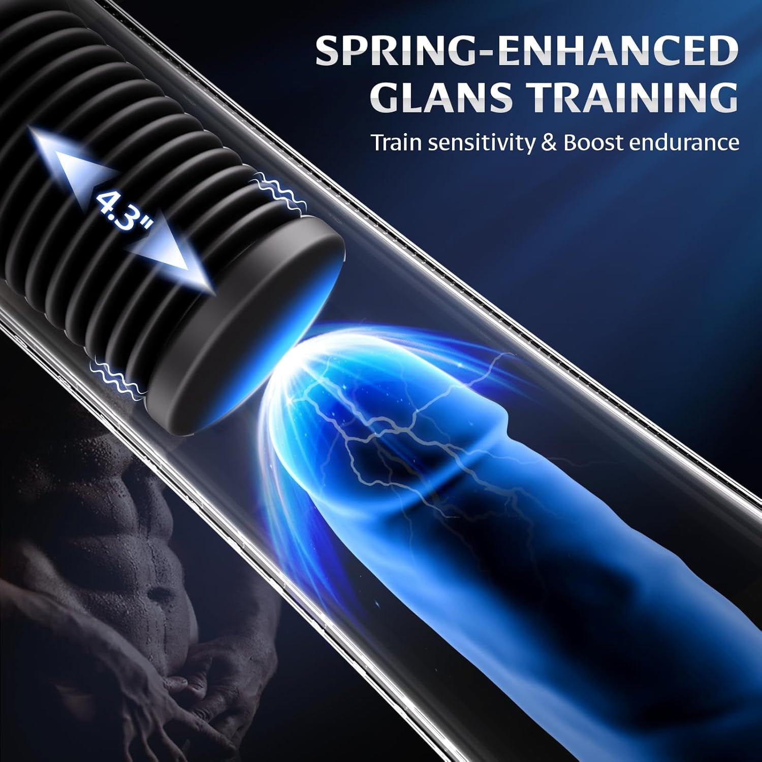 ClearPulse AI Male Masturbator Transparent Pump Trainer - SinfulX - Personal Care > Sexual Wellness > Male Suction Vibrator