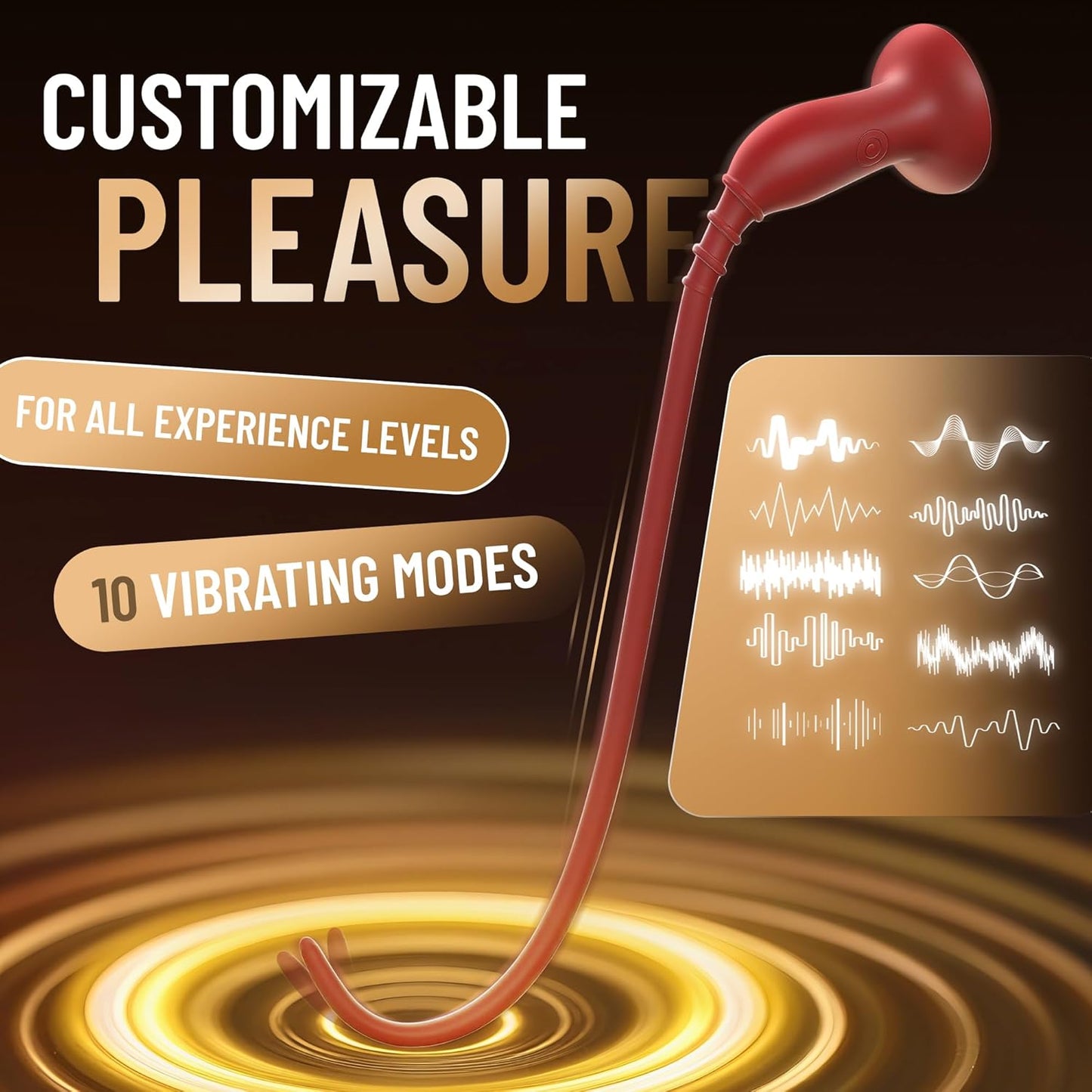 DeepVolt 11.4" Vibrating Urethral Plug Male Vibrator - SinfulX - Personal Care > Sexual Wellness > Penis Plug