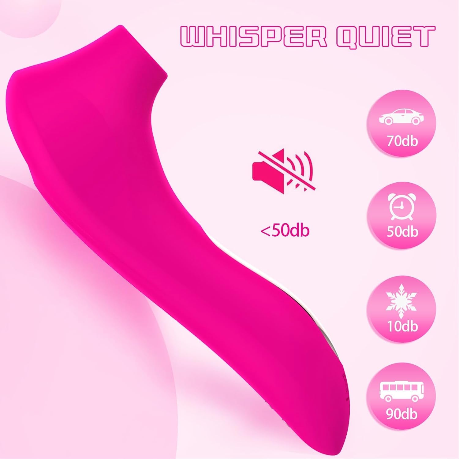 Sucking Vibrator Rose Sex Toy Adult Toys, Clitoral G Spot Vibrators Sex Toys Vibrator Clit, Clit Stimulation Sex Novelties with 10 Licking & Vibrating, Clitoral Stimulator for Women Couple