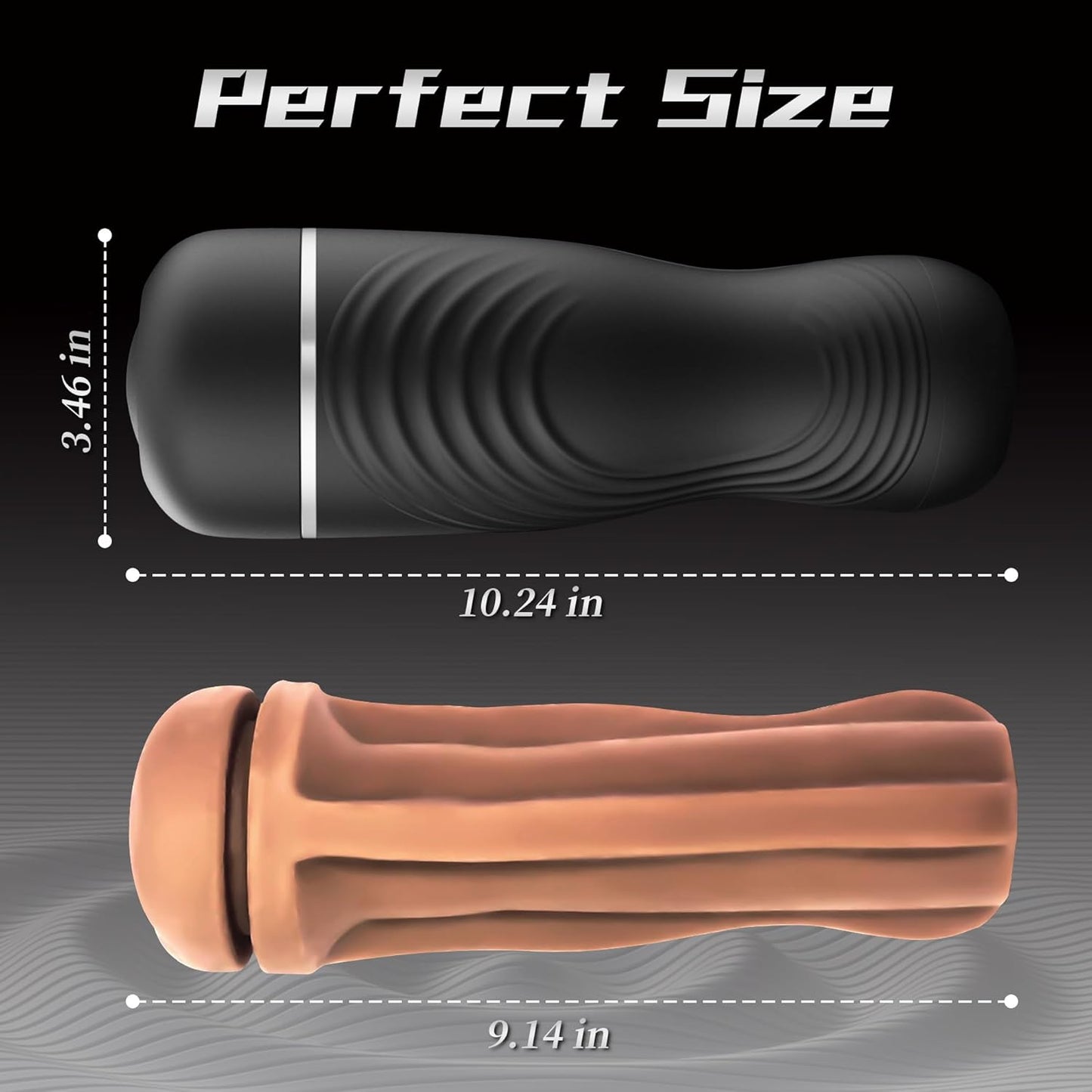 Anal Male Masturbator Cup Sex Toys for Men, Realistic Anal Sex with 8.5In Depth Pocket Pussy Stroker, Man Masturbation Cup for Penis Stimulator, Portable Pocket Pussies Ass for Blowjob Sex Machine - SinfulX - 