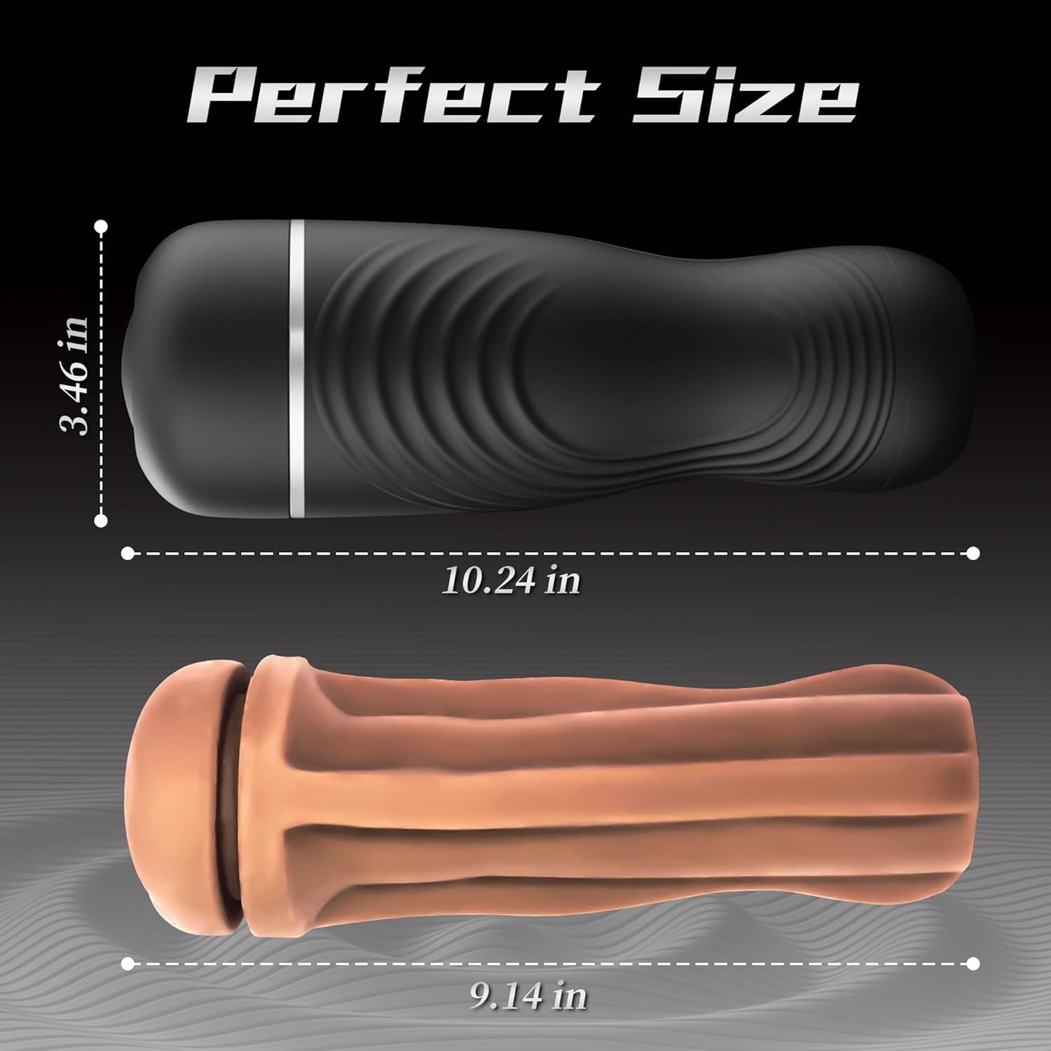 Anal Male Masturbator Cup Sex Toys for Men, Realistic Anal Sex with 8.5In Depth Pocket Pussy Stroker, Man Masturbation Cup for Penis Stimulator, Portable Pocket Pussies Ass for Blowjob Sex Machine - SinfulX - 