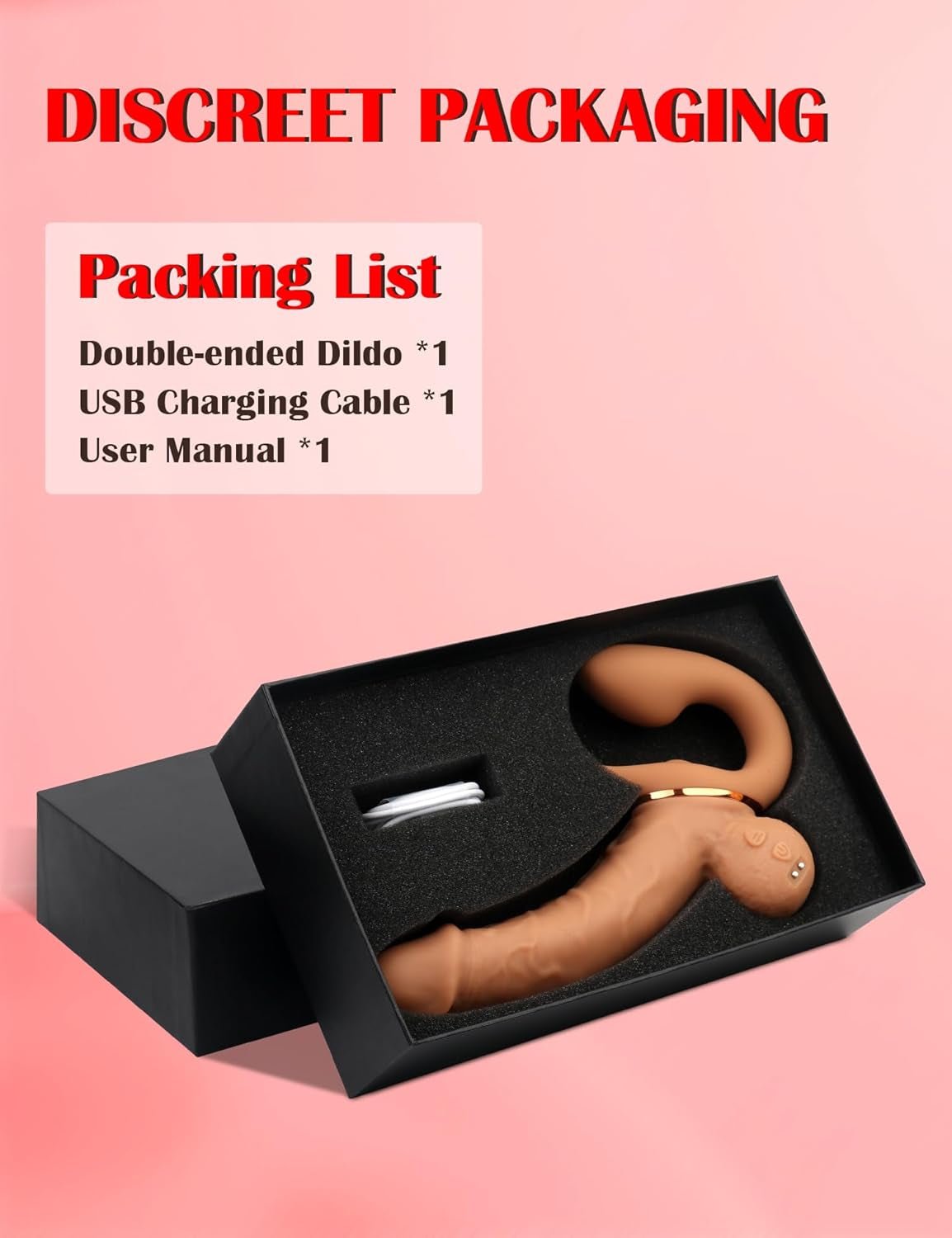 EchoFlex Rotating Strapless Strap On Vibrator - SinfulX - Personal Care > Sexual Wellness > Strapless Strap - On