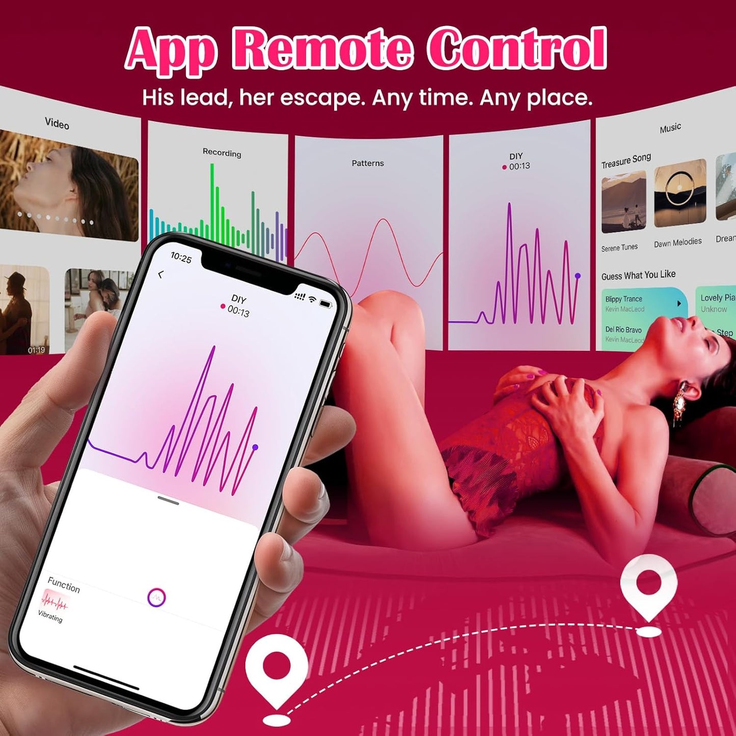 WaveRide App Control Ride - On Thrusting Grinder - SinfulX - 