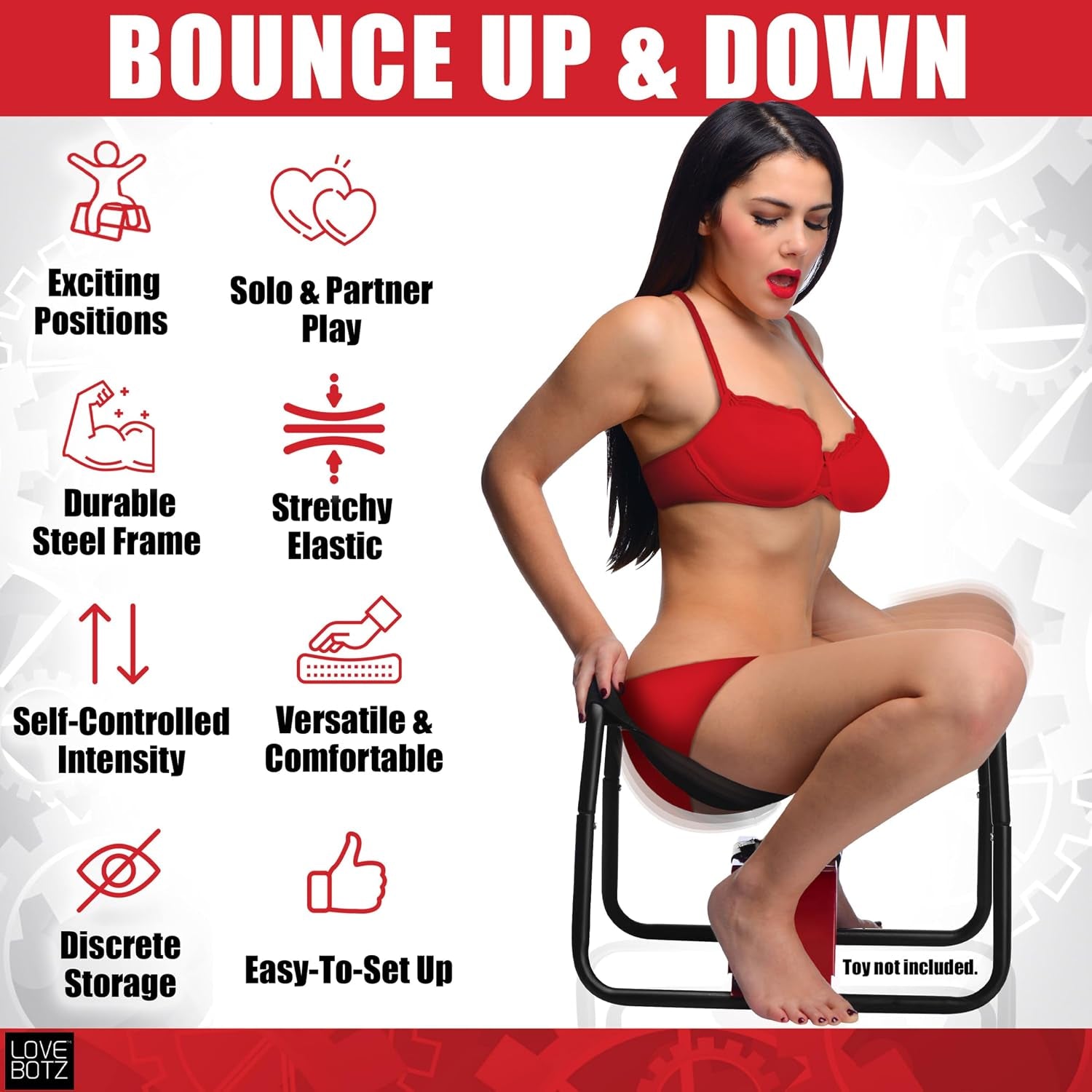 SinPerch Extreme Sex Stool | Compact BDSM Bench